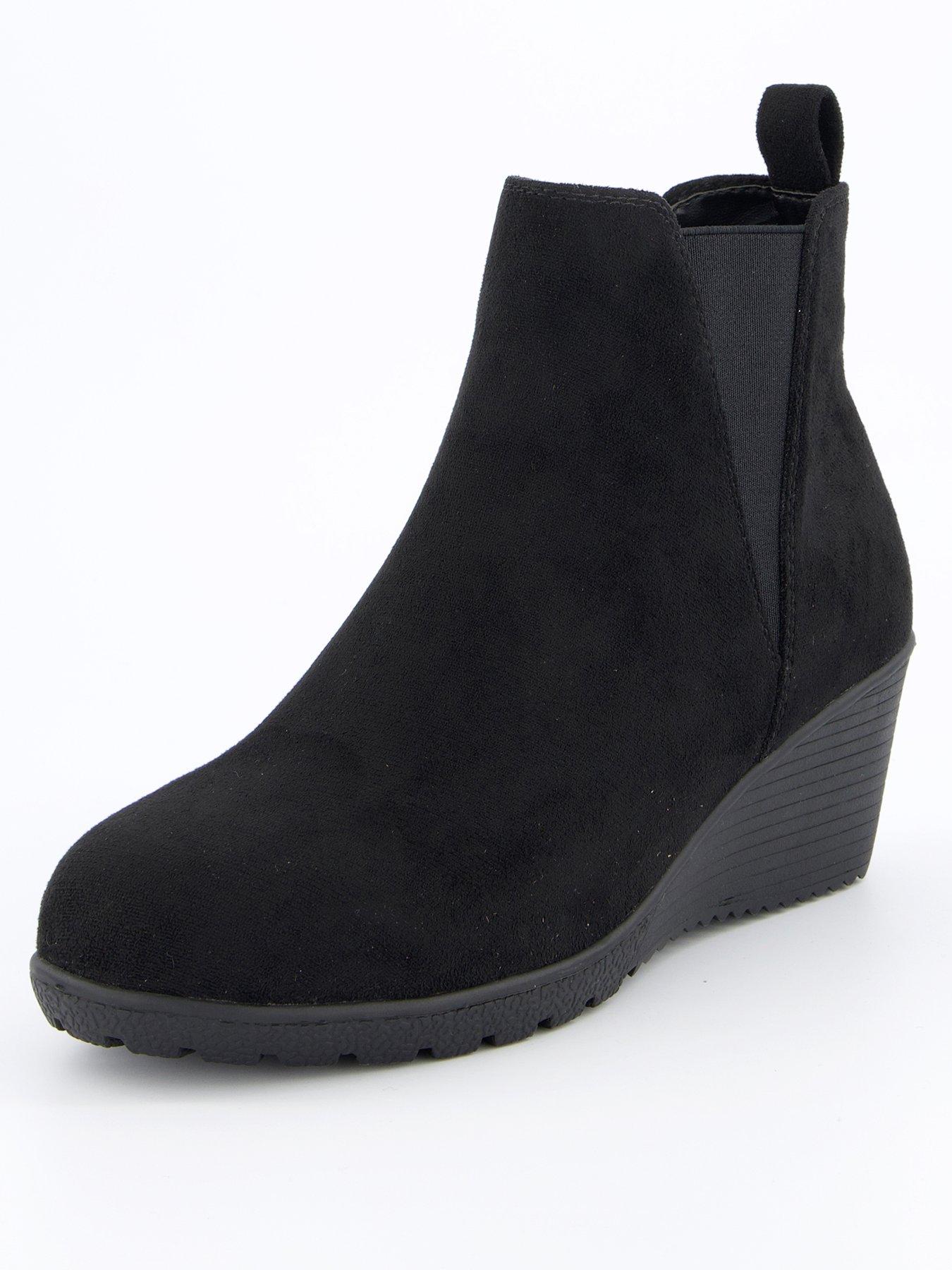 everyday-wedge-ankle-boot-blackstillFront