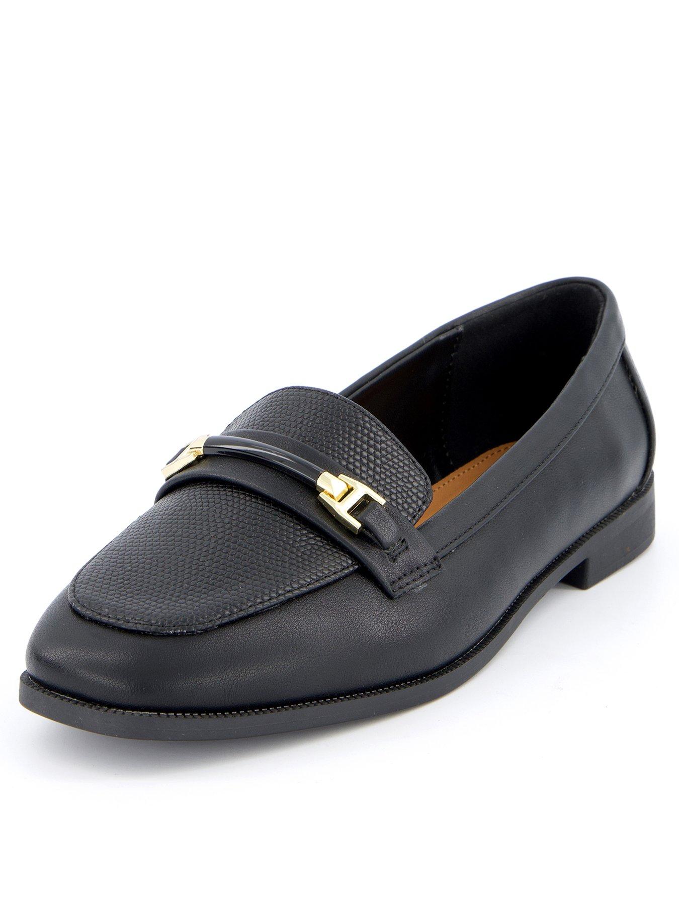 Everyday Wide Fit Snaffle Loafer - Black