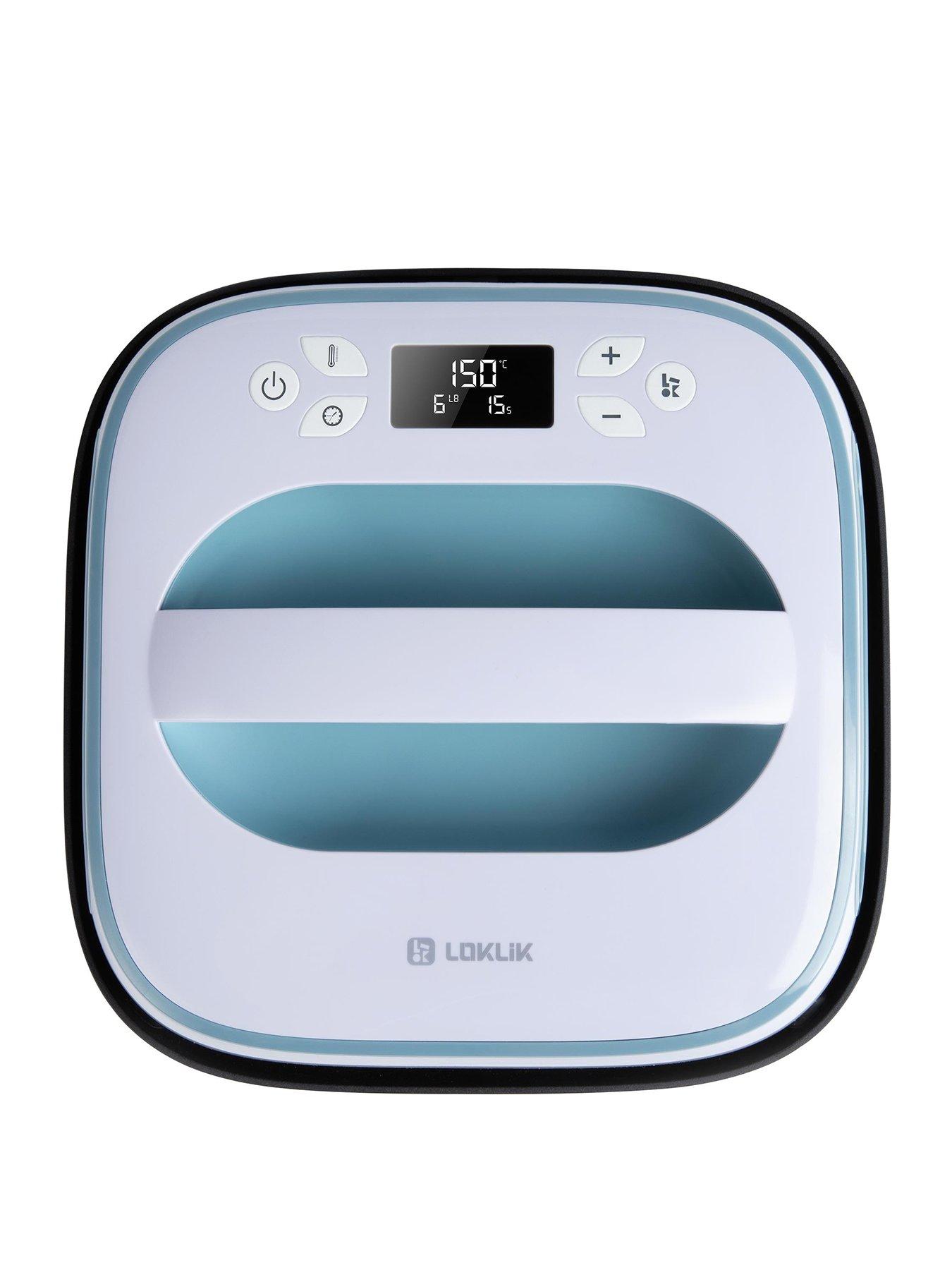 Image 2 of 7 of Loklik Impress 10*10 Heat Press Starter Bundle Denim Blue