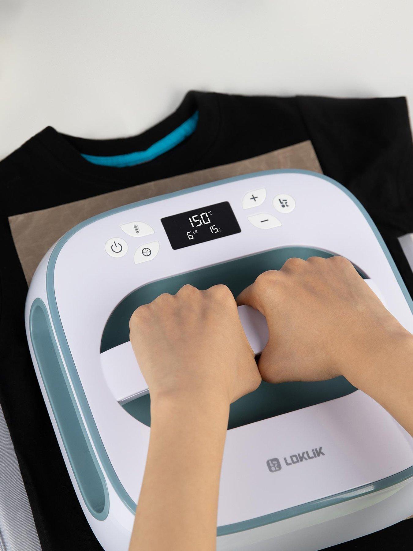 Image 5 of 7 of Loklik Impress 10*10 Heat Press Starter Bundle Denim Blue