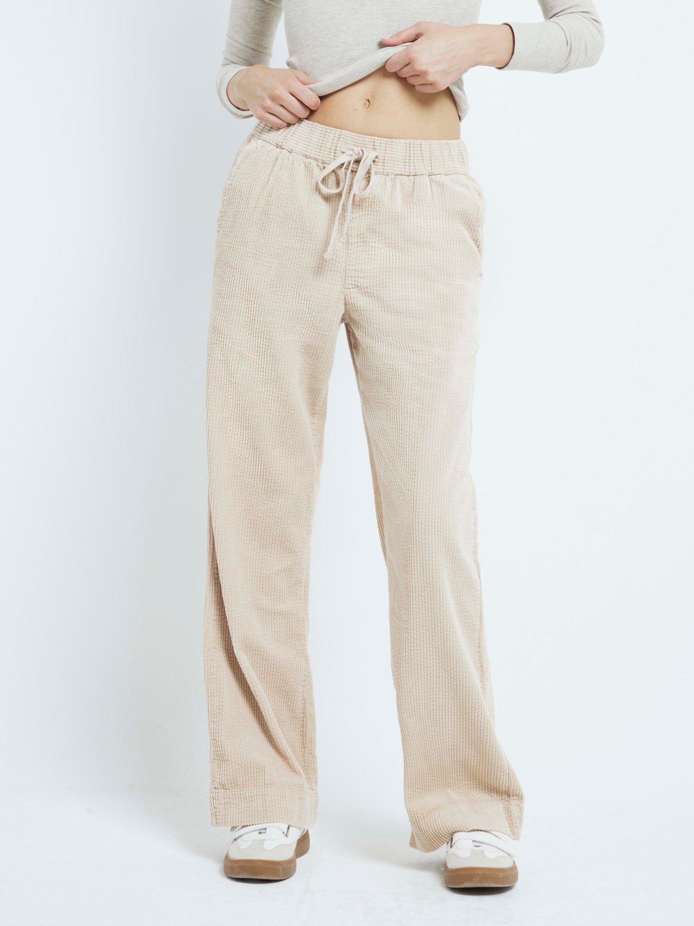 river-island-pull-on-trousers-beige