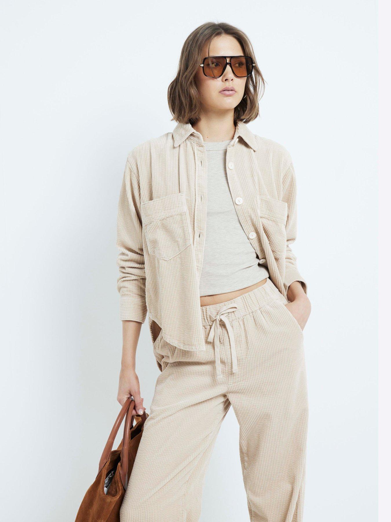 river-island-pull-on-trousers-beigeoutfit