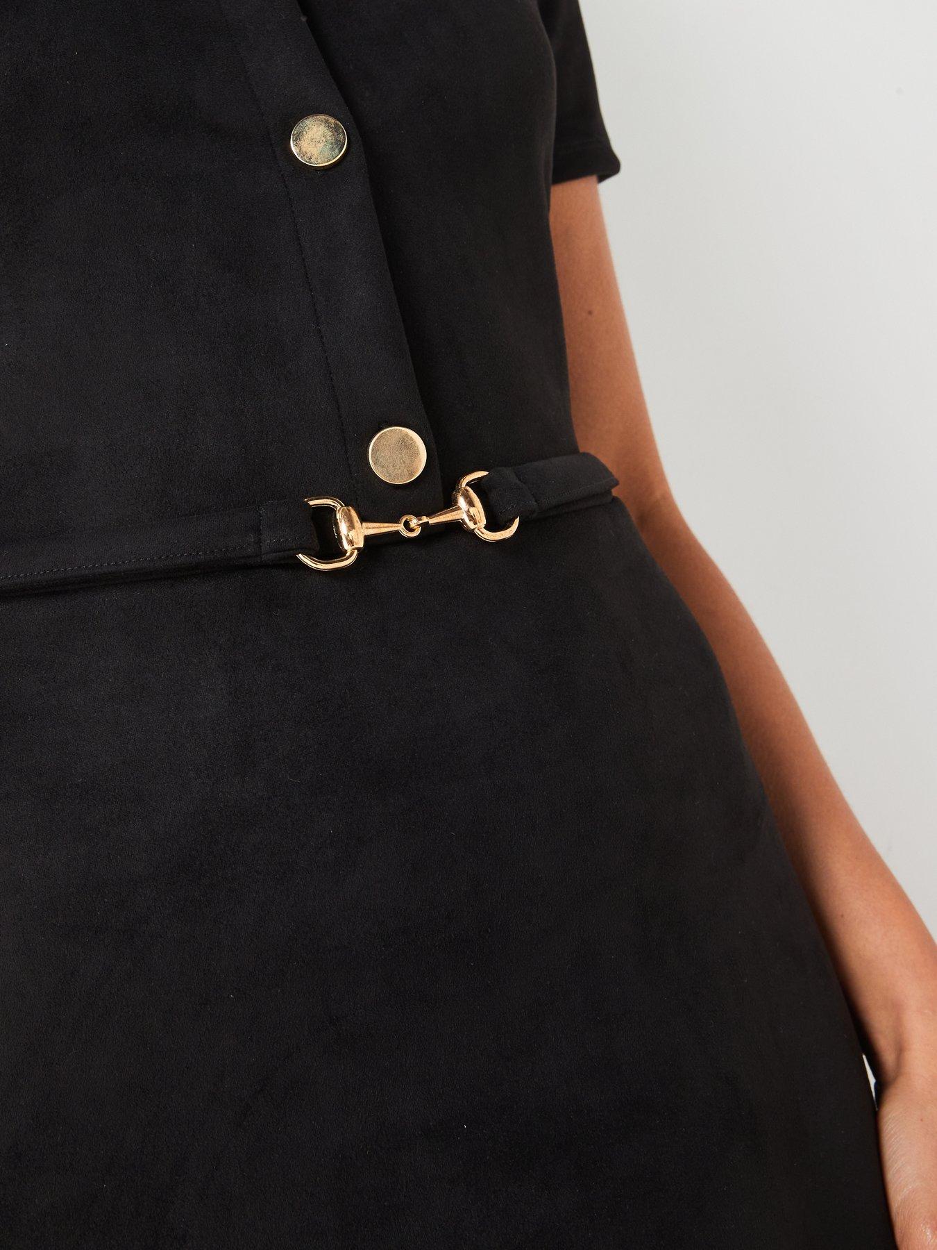 v-by-very-suede-look-belted-mini-dress-blackdetail