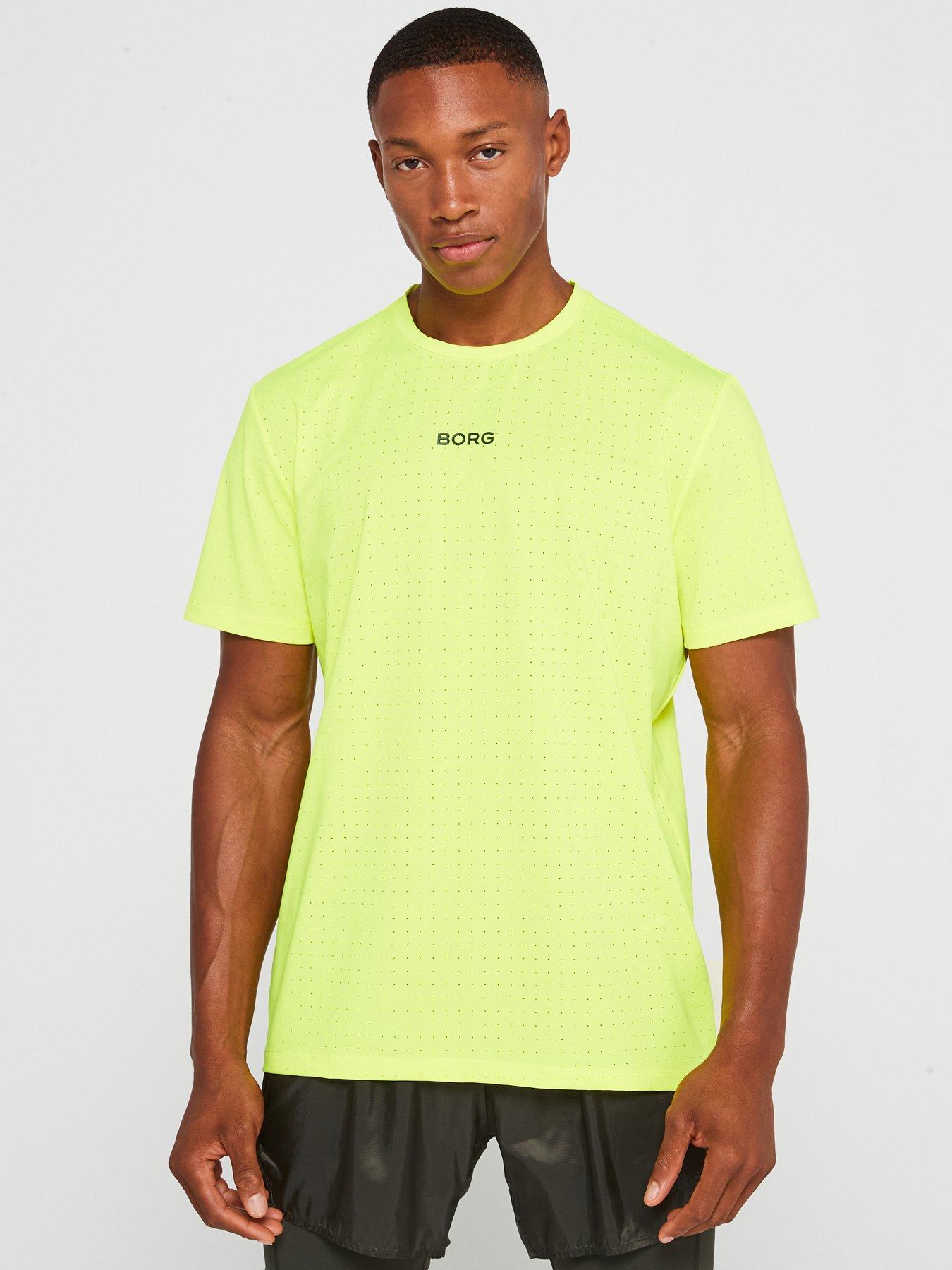 bjorn-borg-mens-running-perforated-tee-yellow