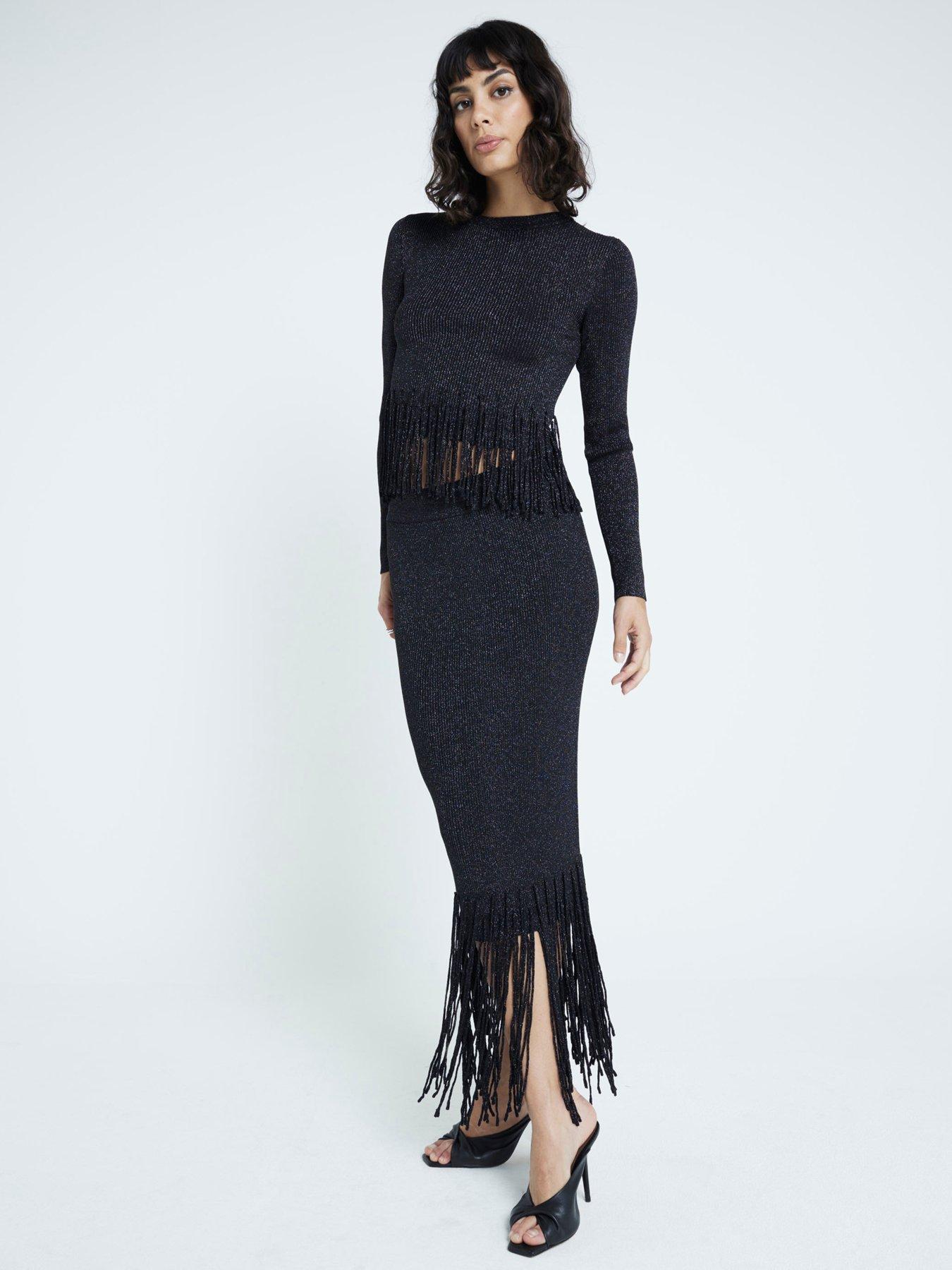 river-island-metallic-fringe-midi-skirt-blackback