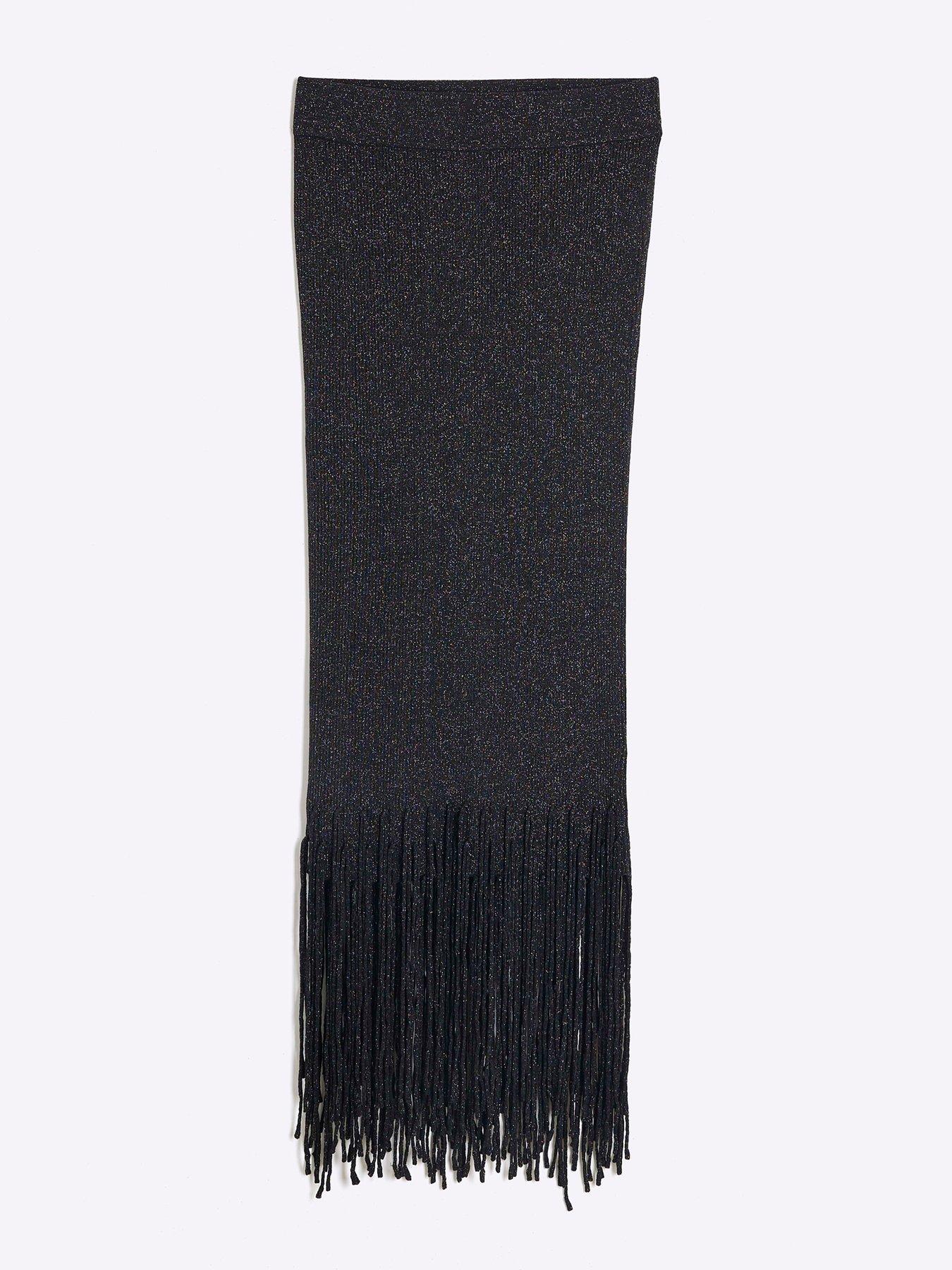 river-island-metallic-fringe-midi-skirt-blackdetail