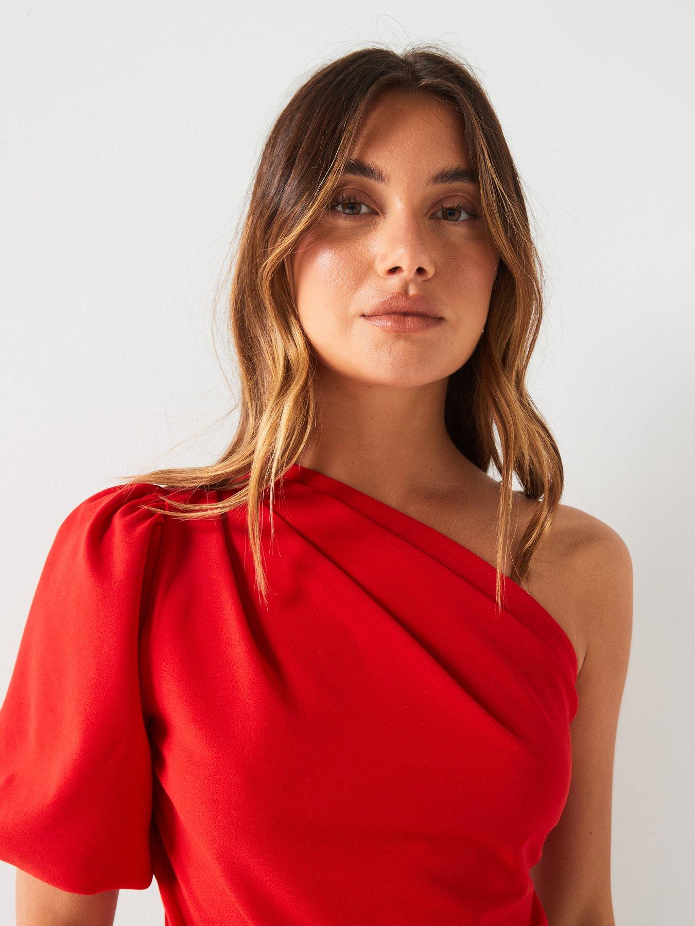 v-by-very-puff-sleeve-one-shoulder-top-redoutfit