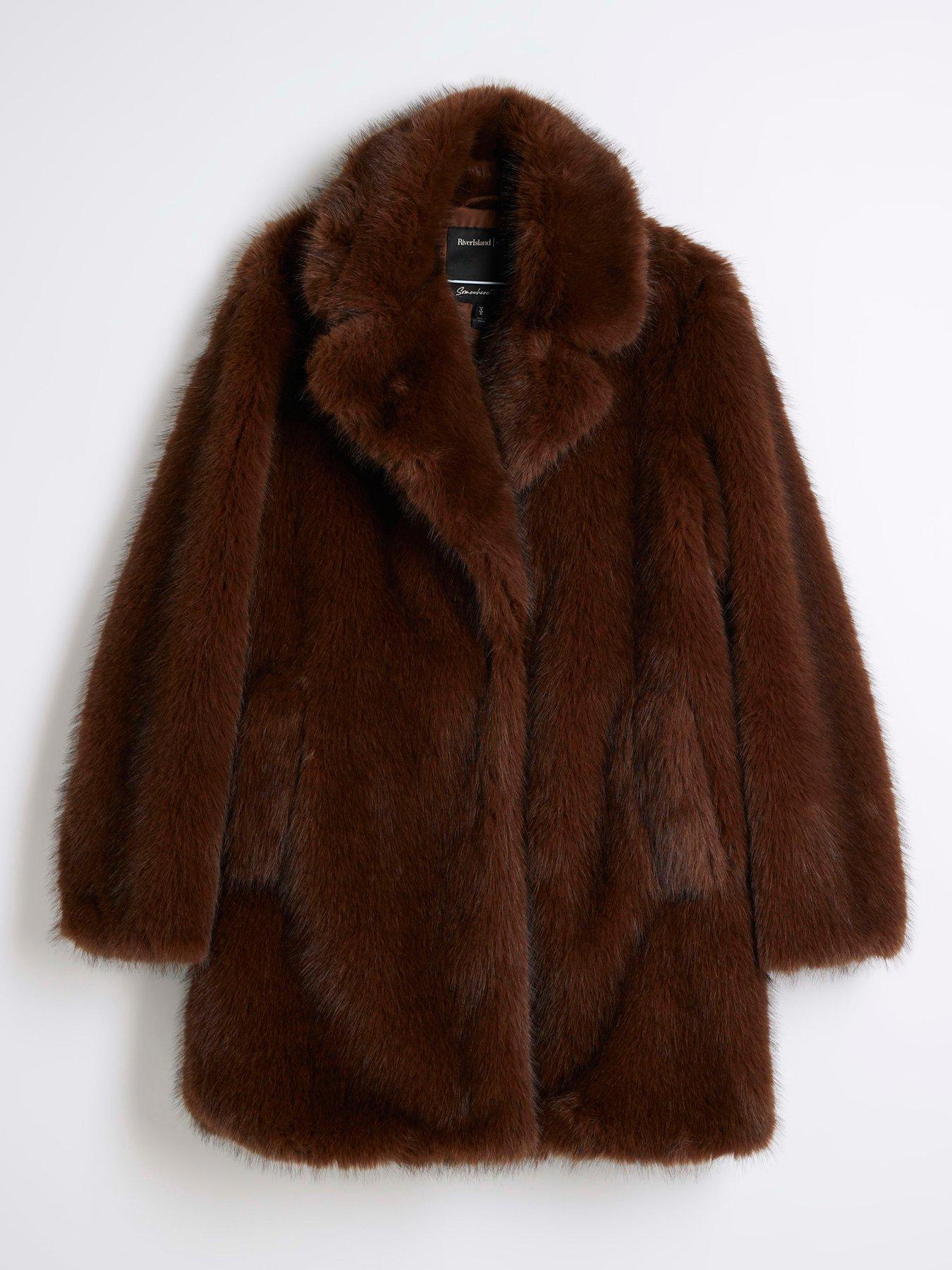 river-island-mid-length-fur-coat-dark-browndetail