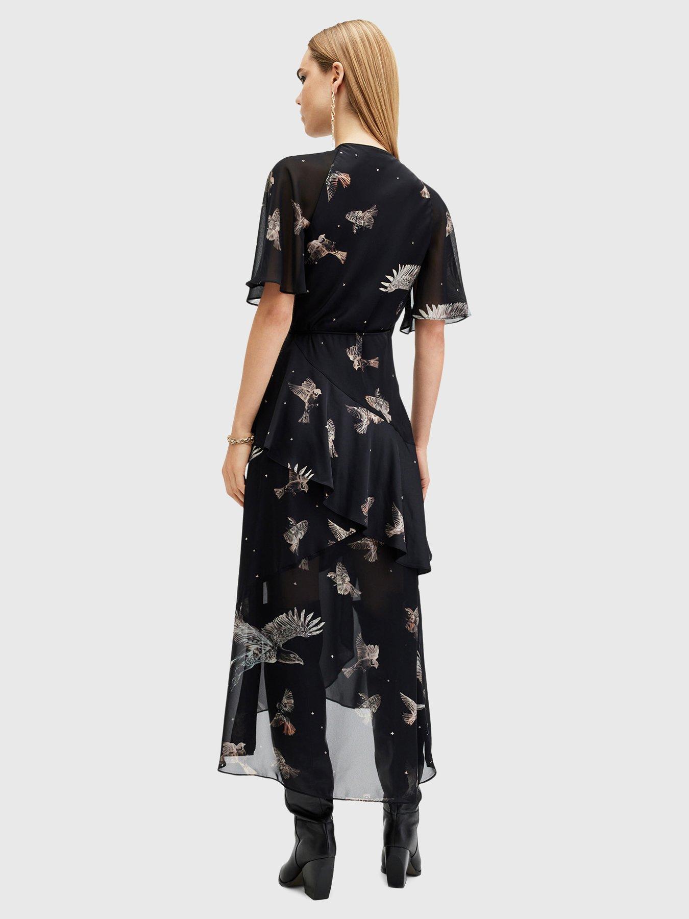 allsaints-alana-printed-wrap-over-midi-dress-blackstillFront