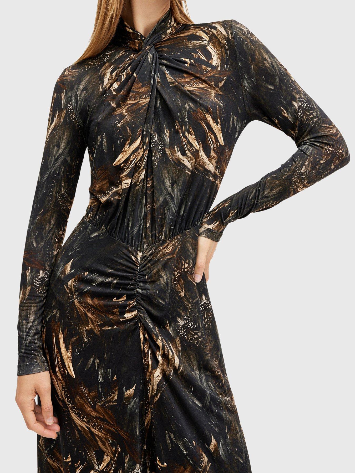 allsaints-mina-slim-fit-printed-maxi-dress-blackoutfit