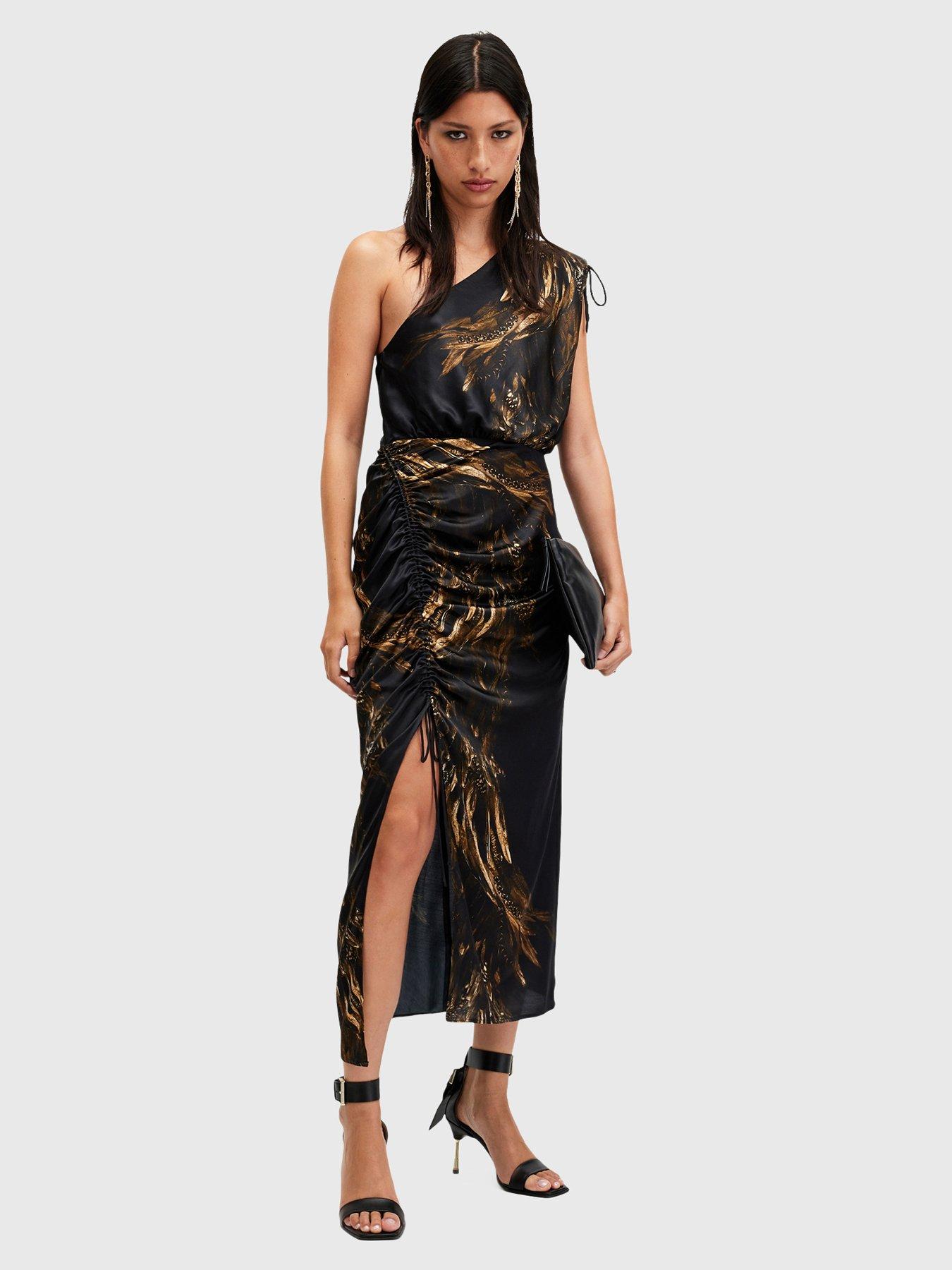 allsaints-laura-silk-blend-one-shoulder-maxi-dress-blackoutfit