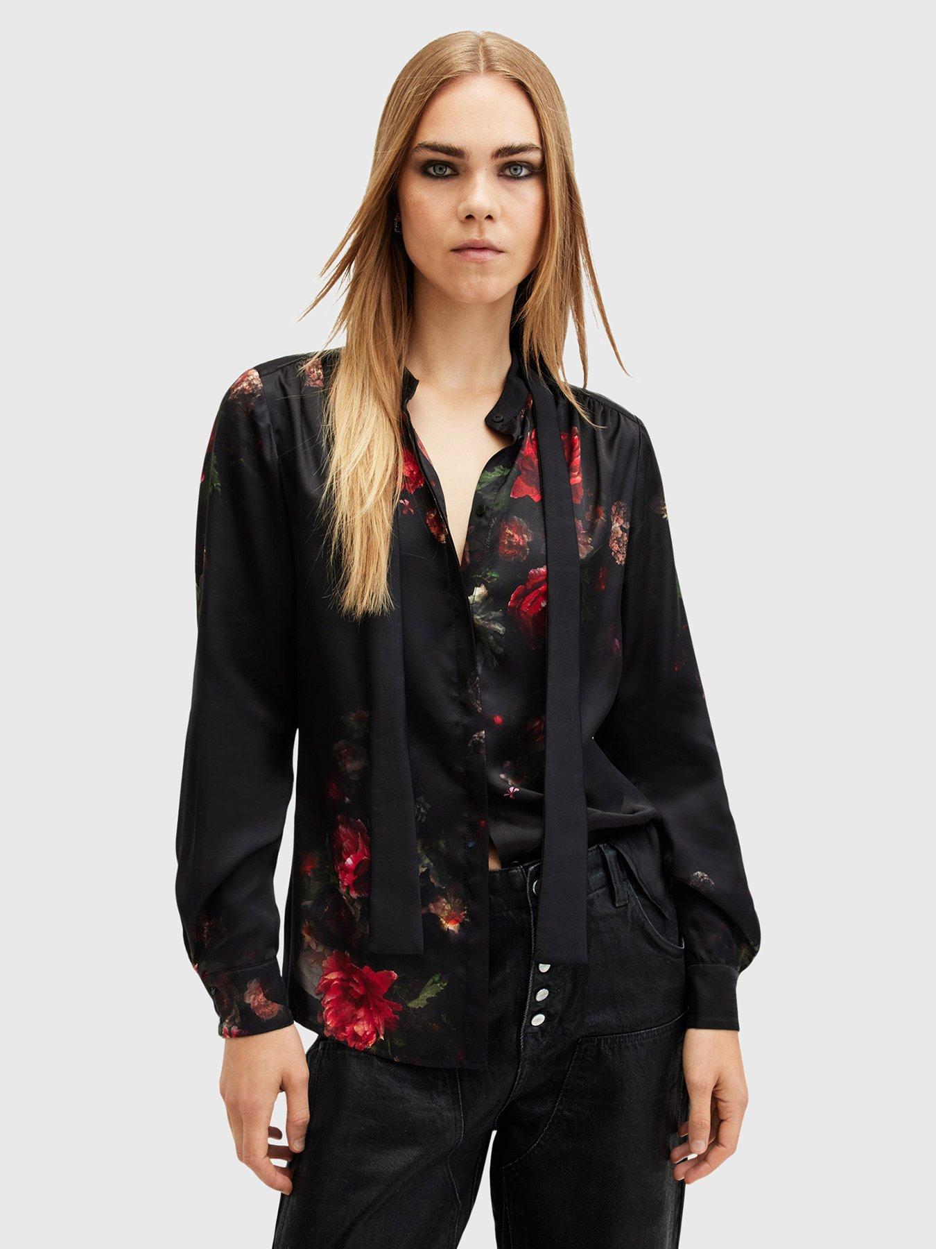 allsaints-toni-silk-blend-printed-shirt-black