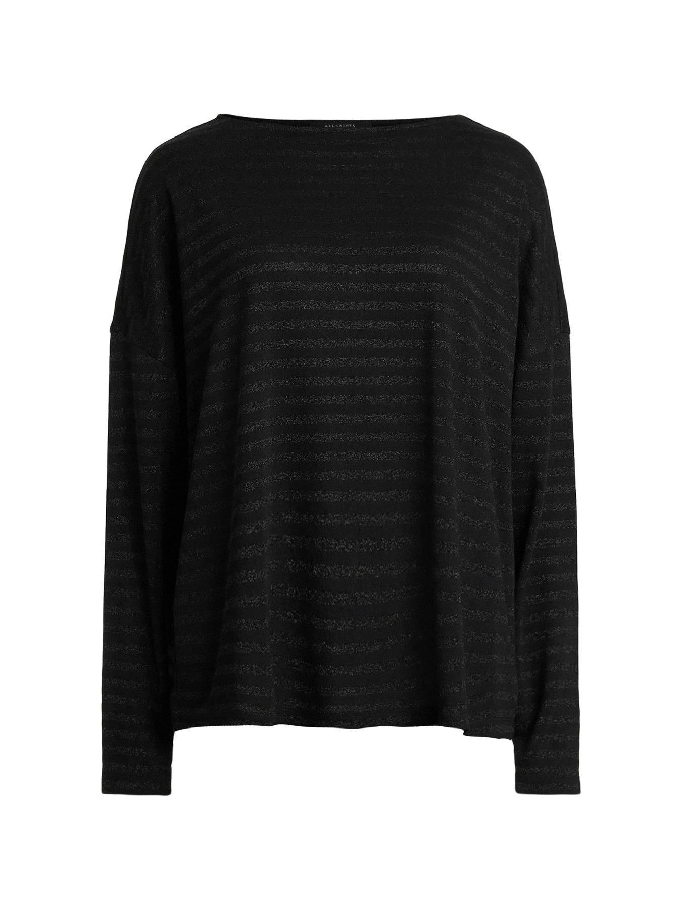 allsaints-rita-relaxed-fit-stripe-t-shirt-blackdetail