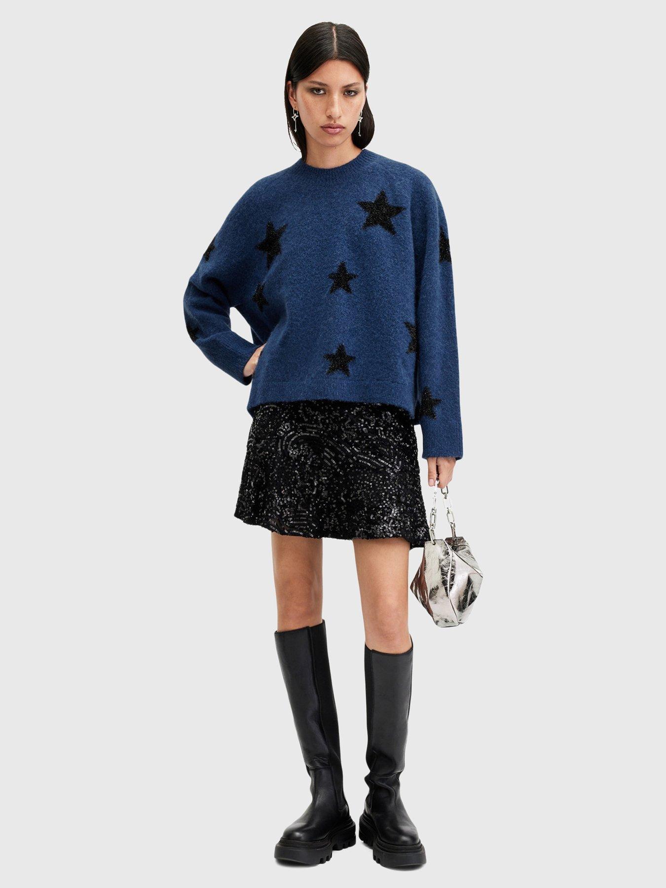 allsaints-starlet-brushed-jacquard-print-jumper-dark-blueback