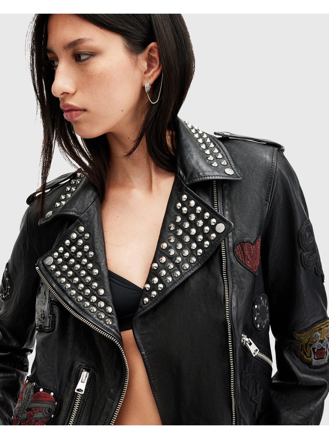 allsaints-college-studded-leather-biker-jacketoutfit