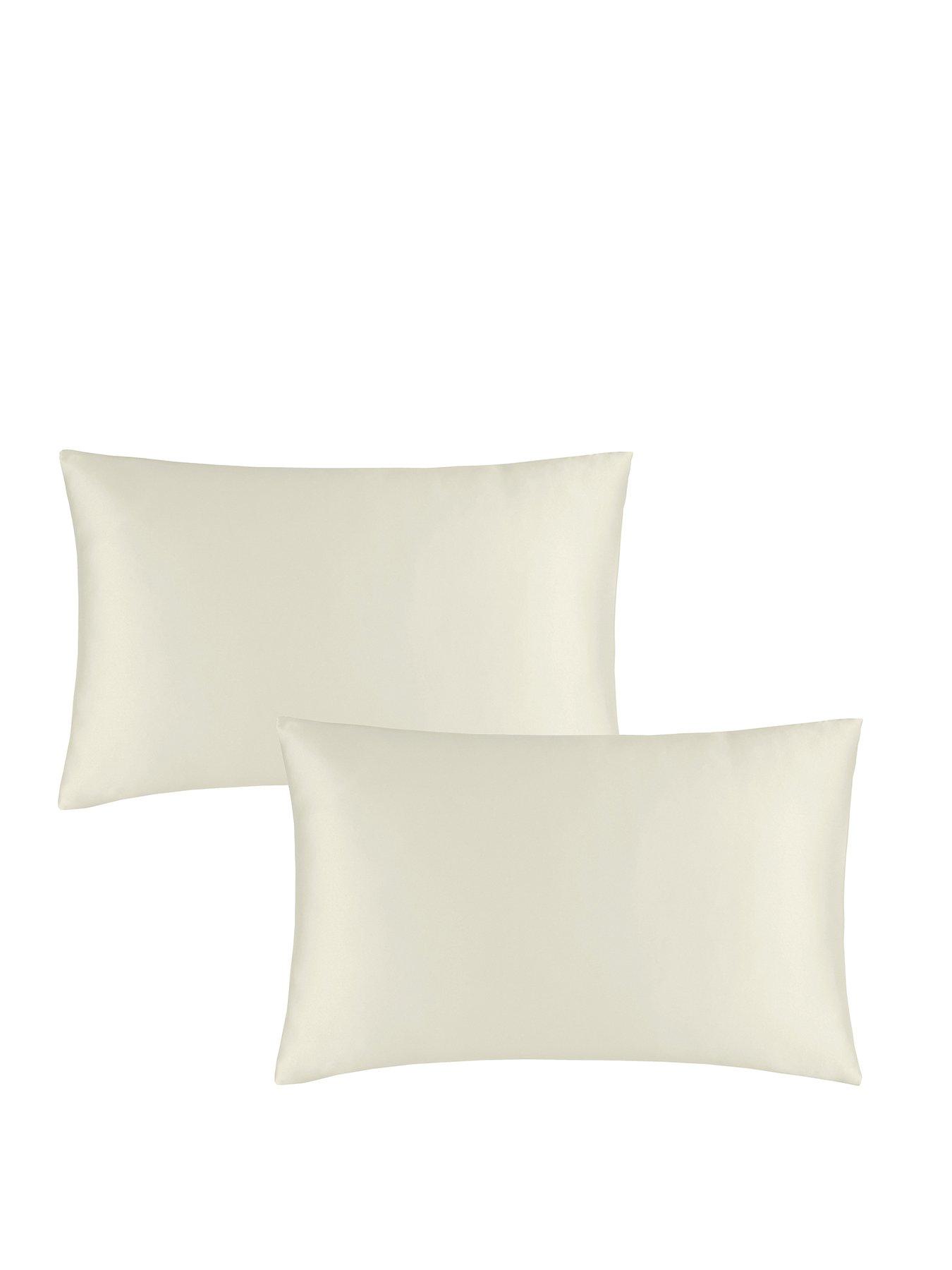 catherine-lansfield-silky-soft-satin-standard-pillowcase-pair-ndash-champagnenbspstillFront