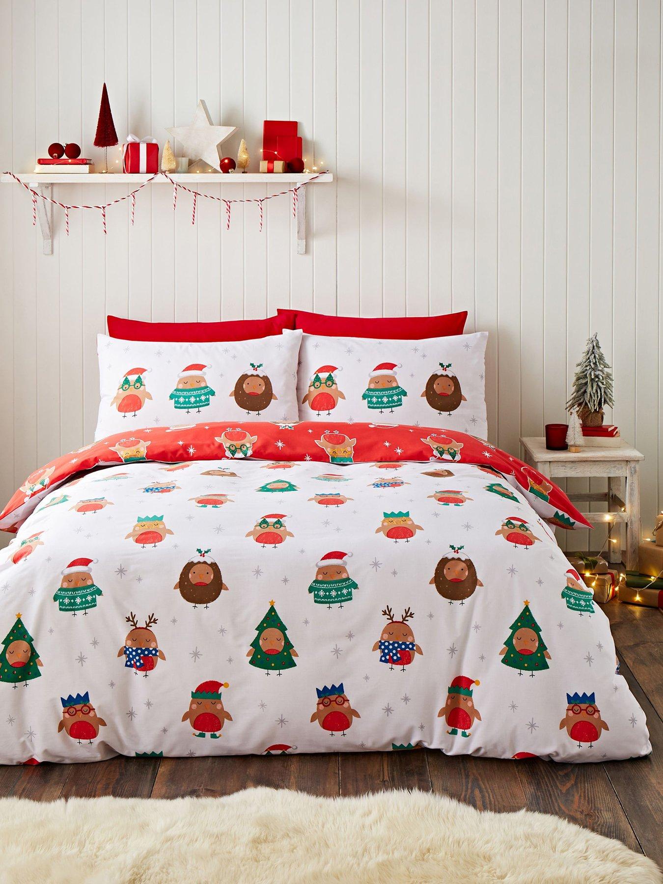 catherine-lansfield-christmas-party-robins-duvet-set--single-whiteredback