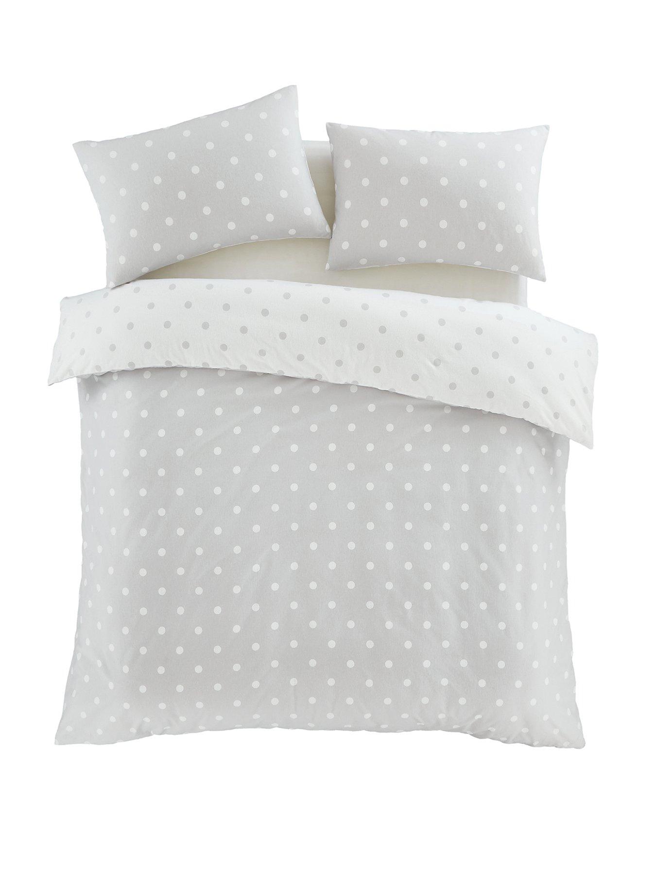 catherine-lansfield-polka-dot-brushed-cotton-duvet-cover-setstillFront