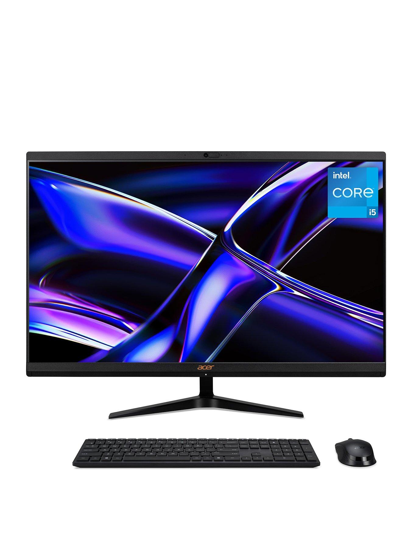 undefined Acer Aspire - 27in - FHD All-In-One Desktop - Intel Core i5-12450H - 8GB RAM - 512GB SSD - White
