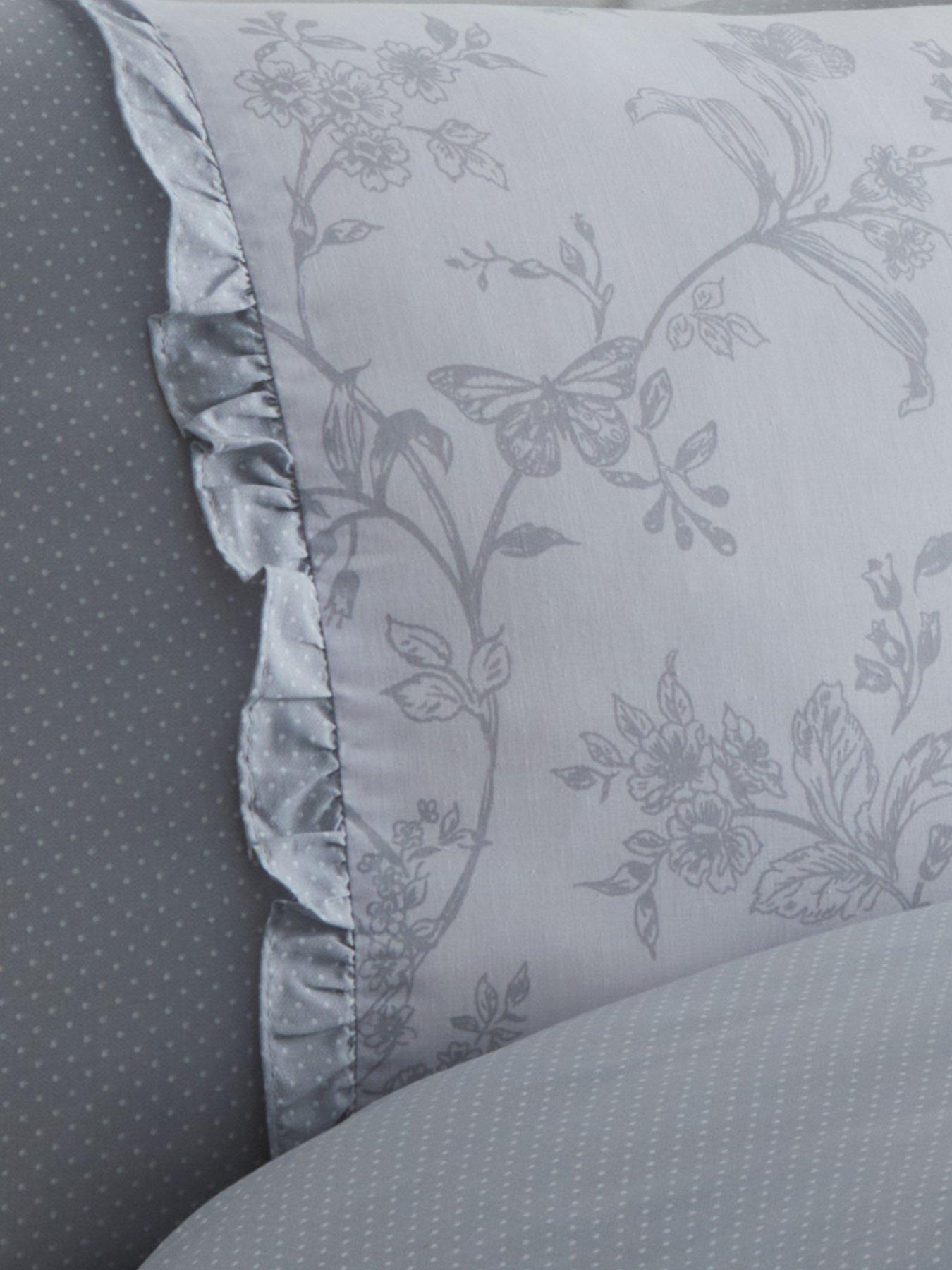 Image 3 of 3 of Dreams & Drapes Dreams &amp; Drapes Kristen Easy Care Duvet Set - Grey