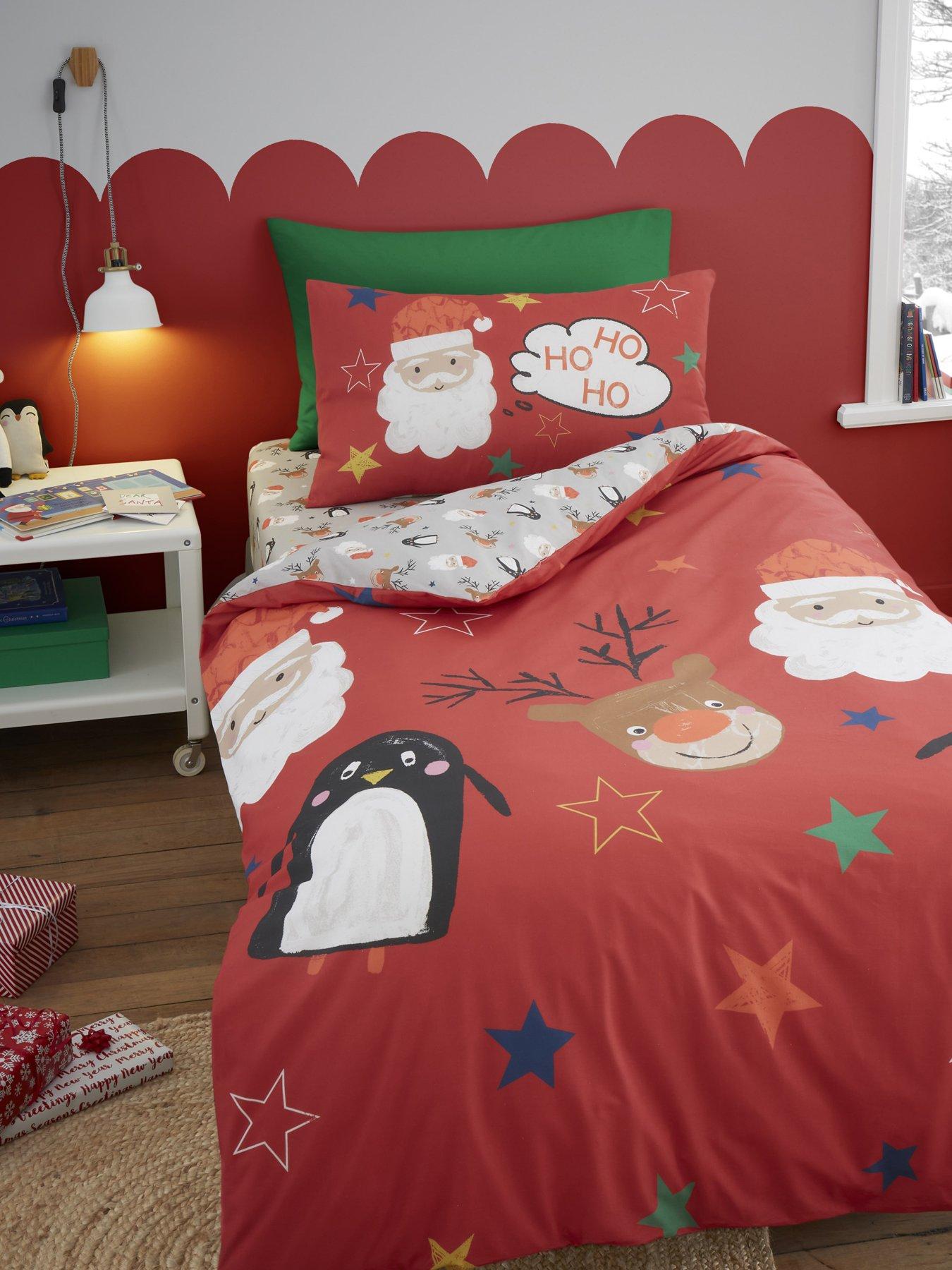 bedlam-ho-ho-ho-reversible-duvet-set-red