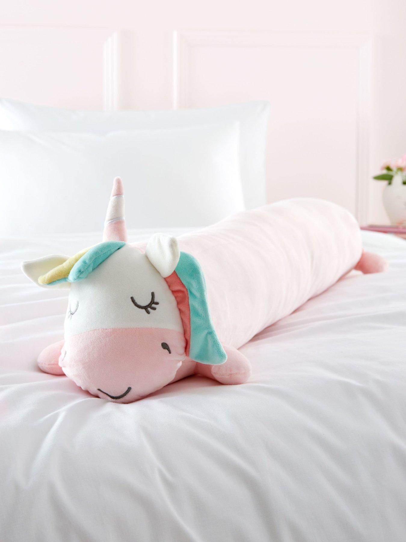 catherine-lansfield-cuddle-friends-unicorn-cushion-pink