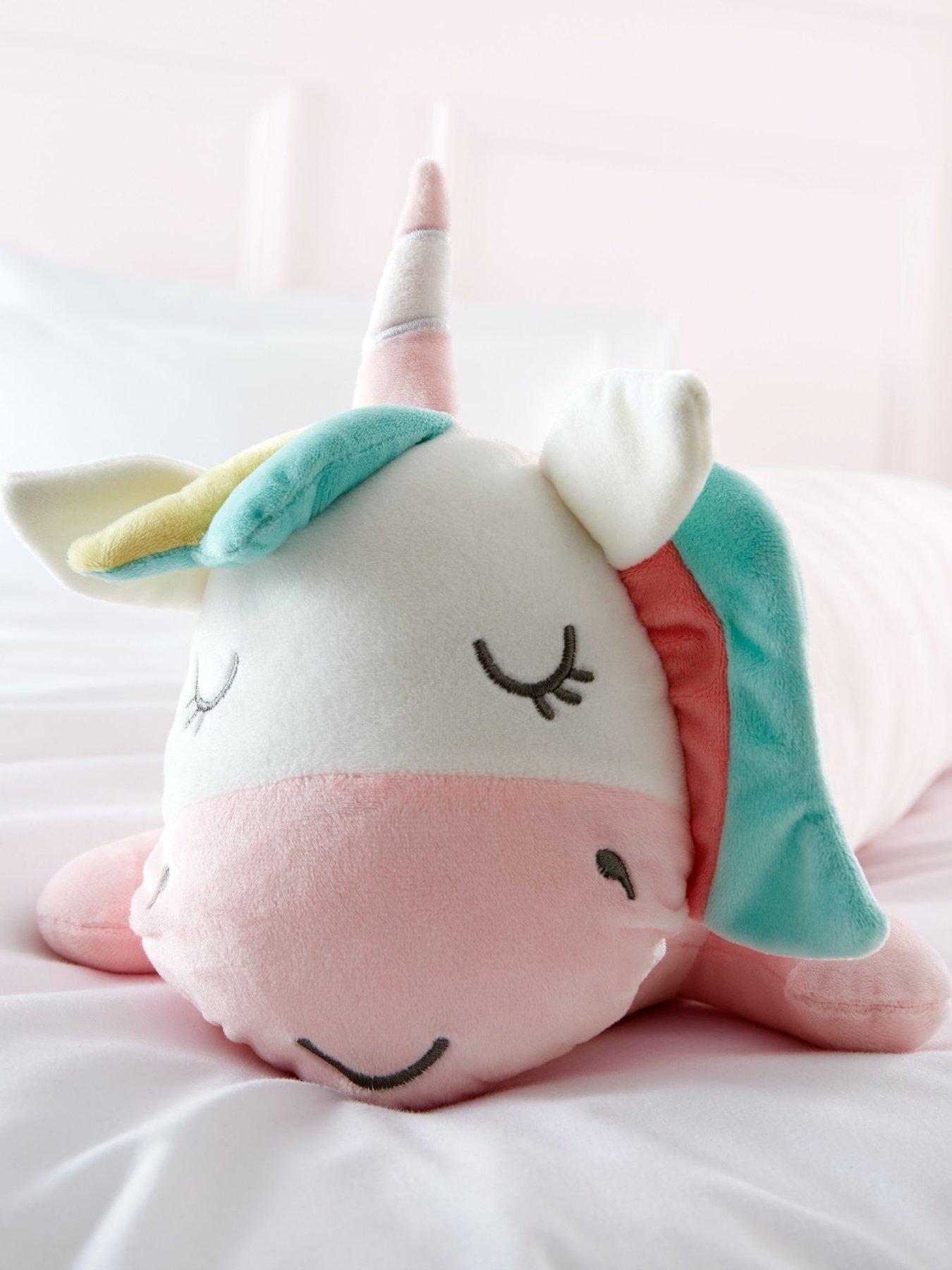 catherine-lansfield-cuddle-friends-unicorn-cushion-pinkback