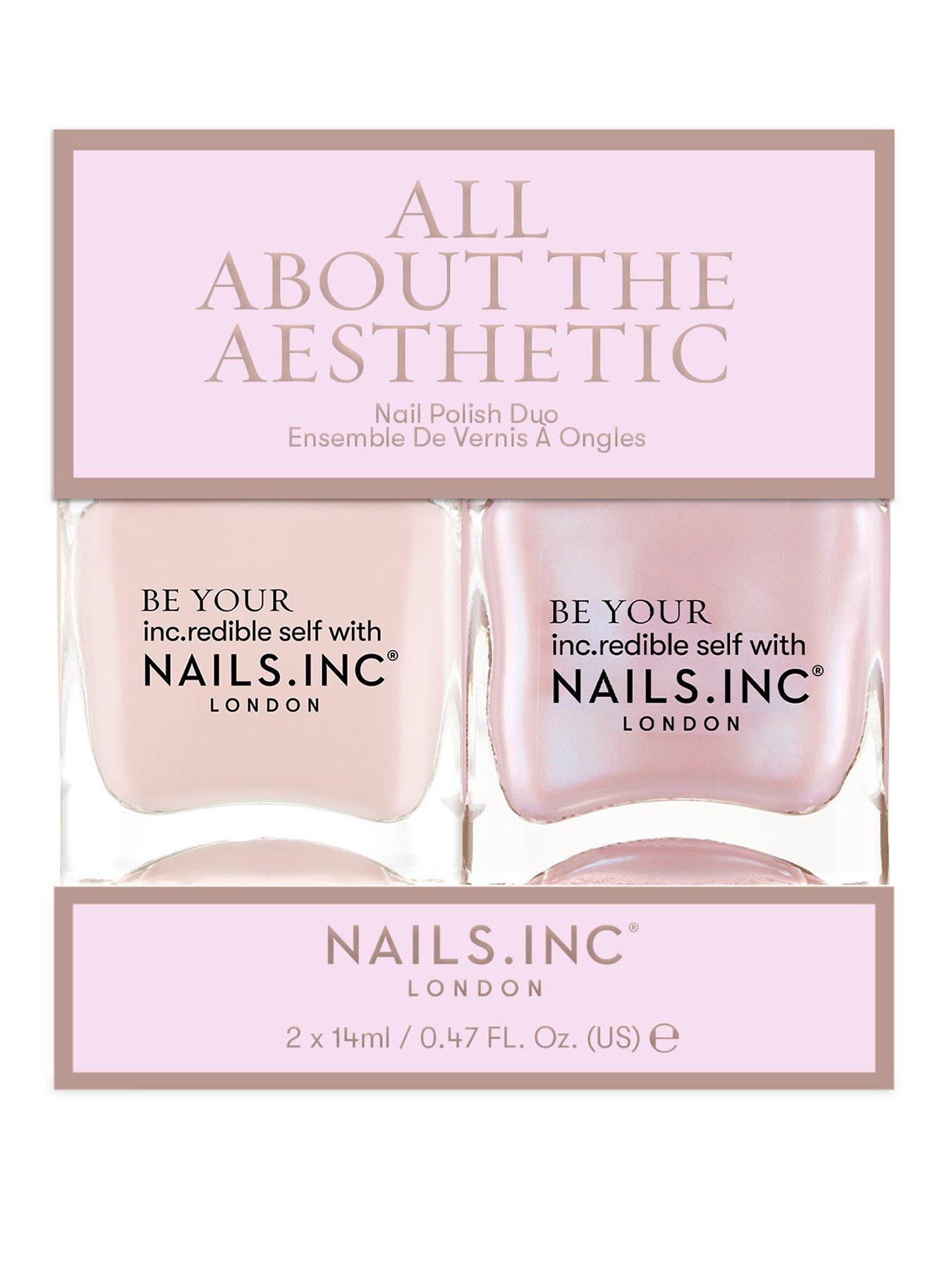 Image of Nails Inc Nails.INC All About The Aesthetic Nail Polish Duo