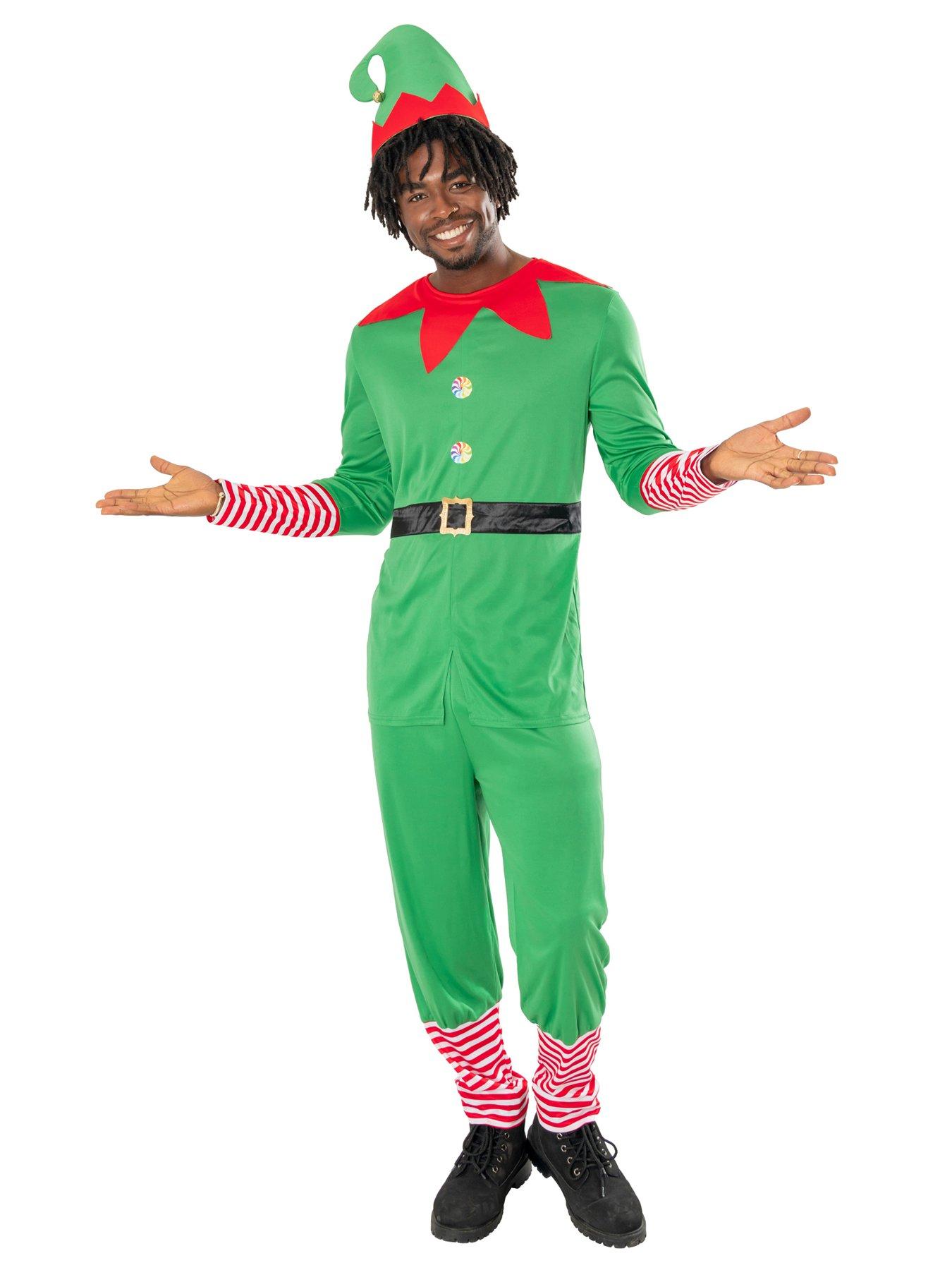 Elf Adult Man Christmas Fancy Dress Costume