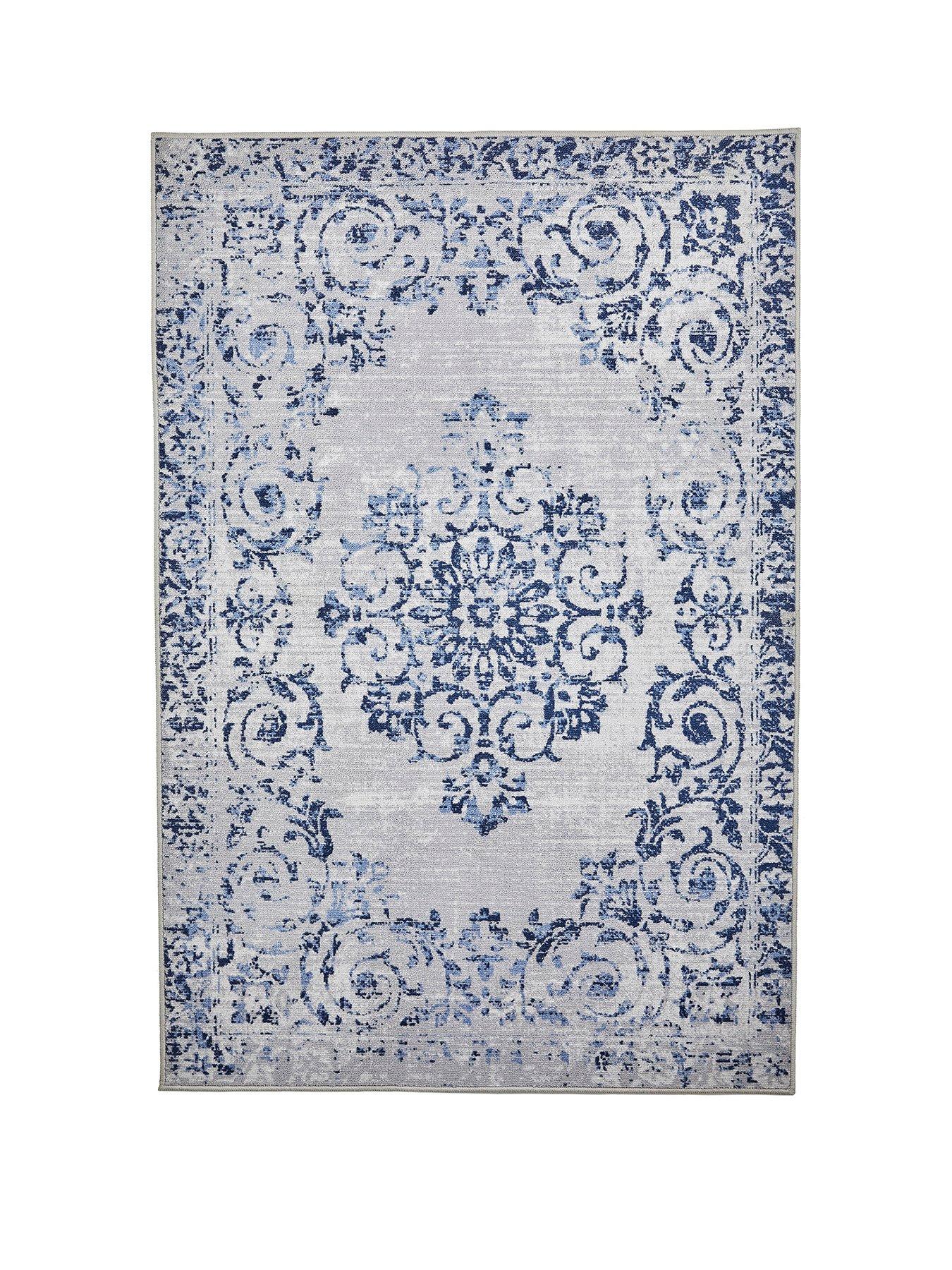 fusion-faraday-blue-washable-rug-120x180cm