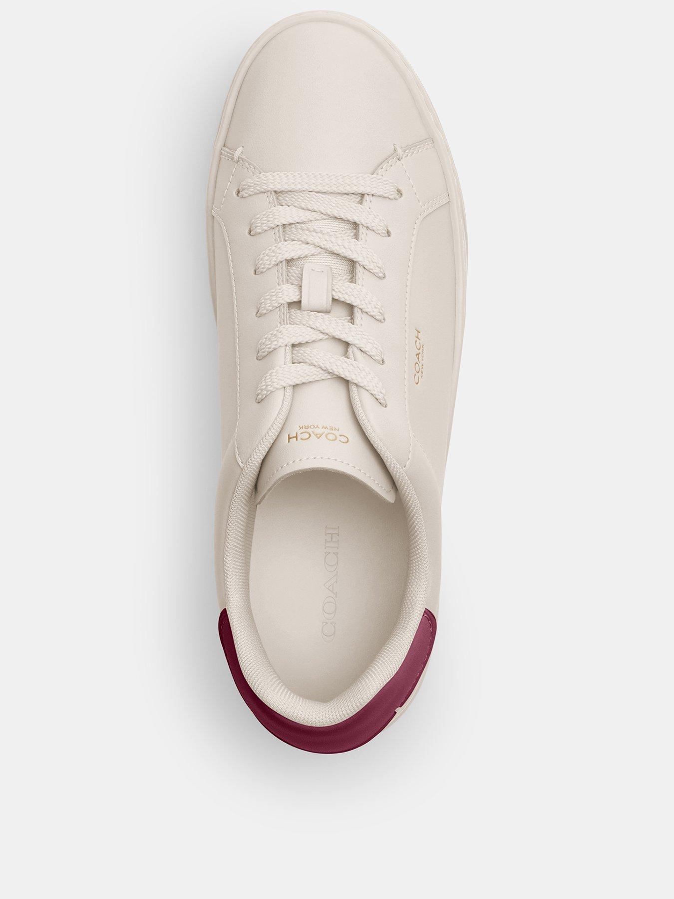 Image 3 of 5 of COACH High Line Leather Sneakers - Pink