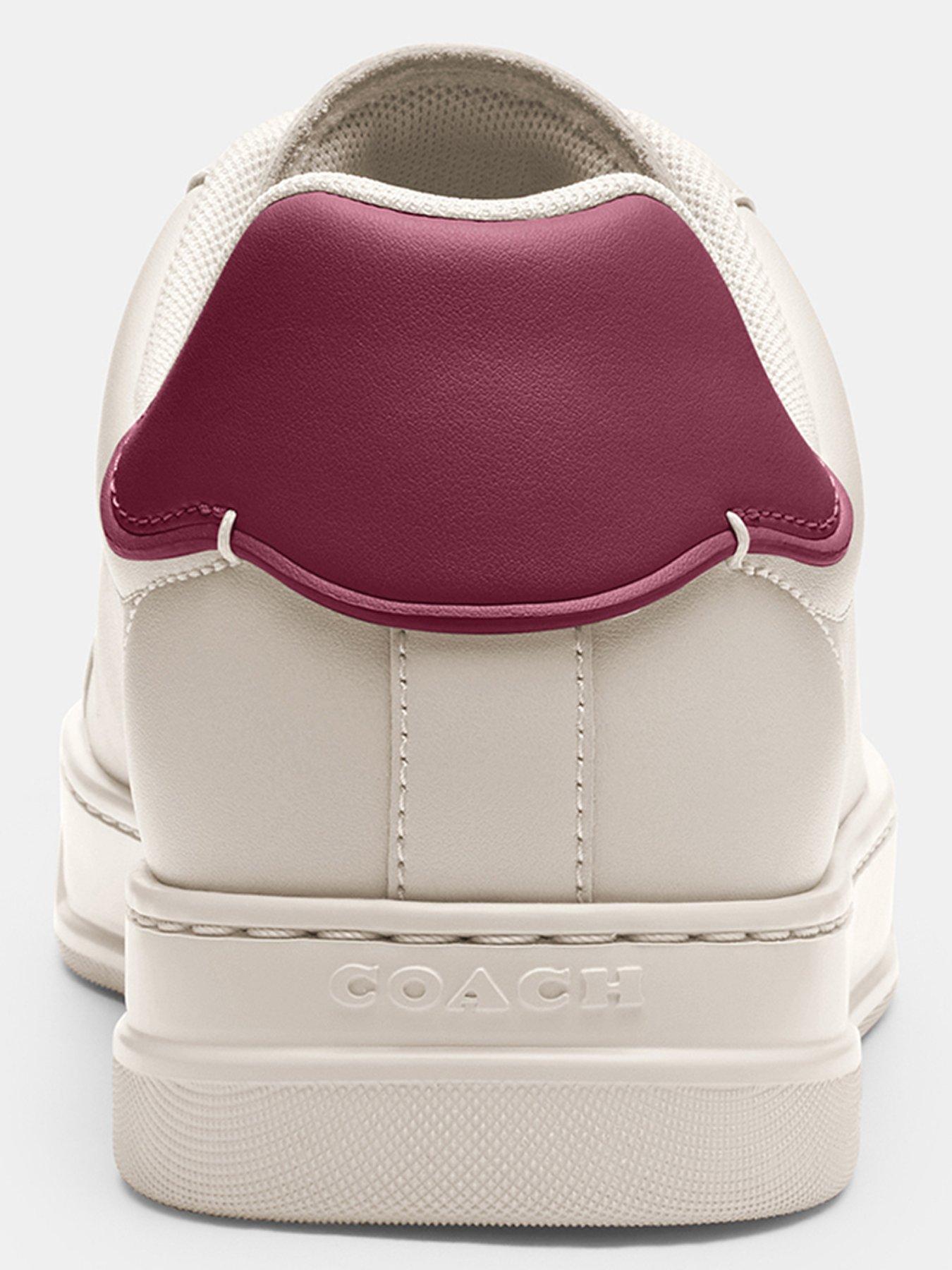 Image 4 of 5 of COACH High Line Leather Sneakers - Pink