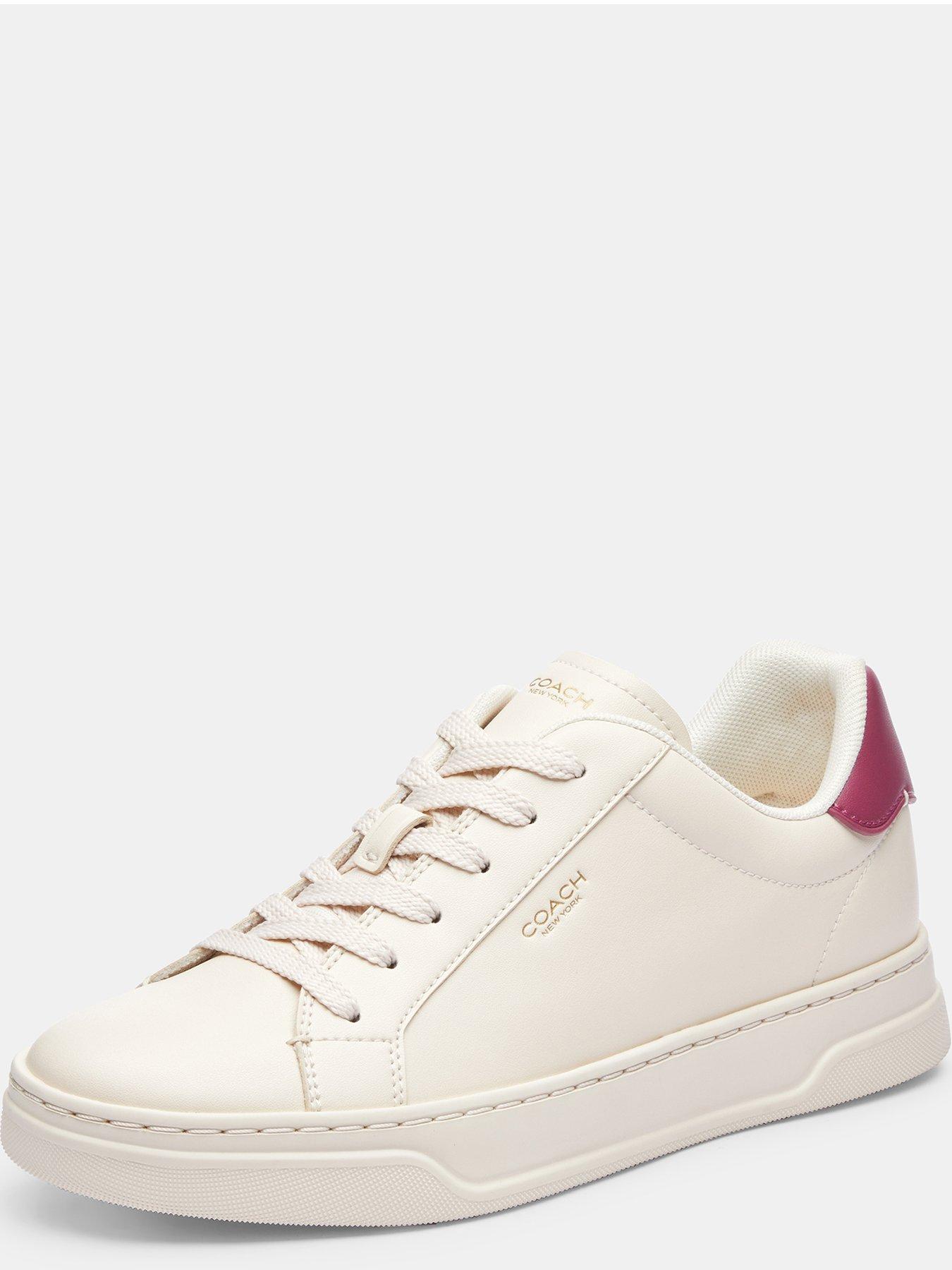 Image 5 of 5 of COACH High Line Leather Sneakers - Pink