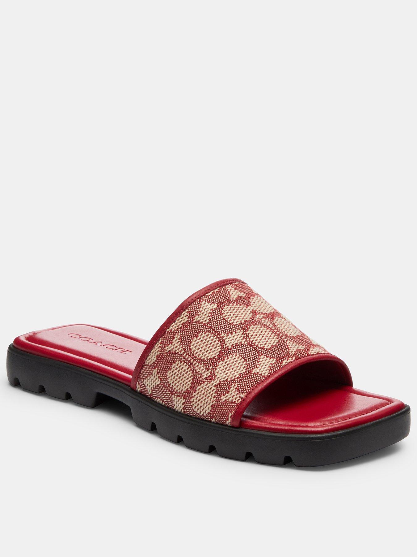 coach-florence-signature-textile-jacquard-sandals-dark-red