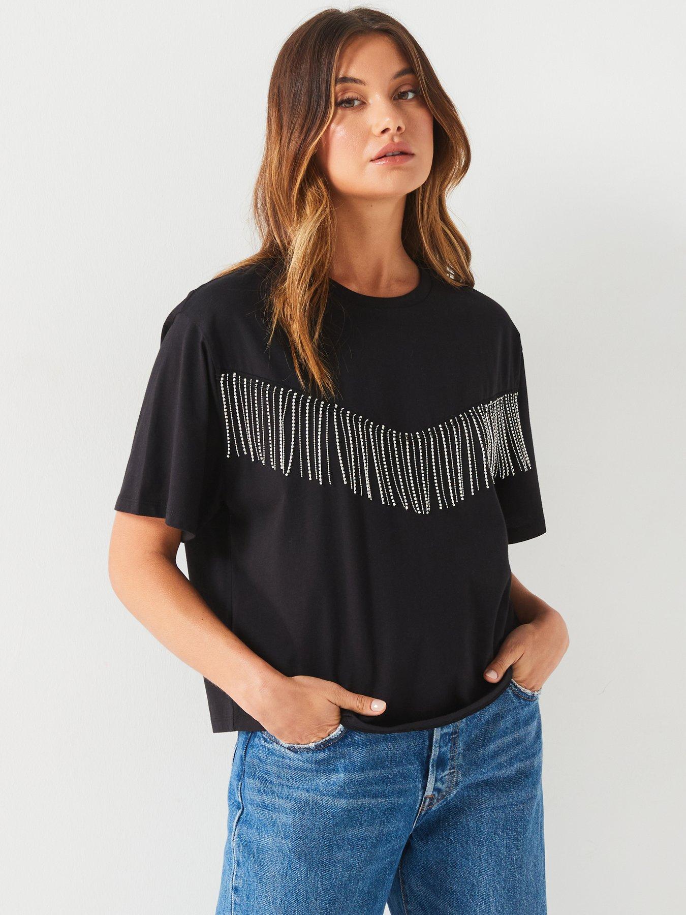 v-by-very-diamante-front-t-shirt-blackfront