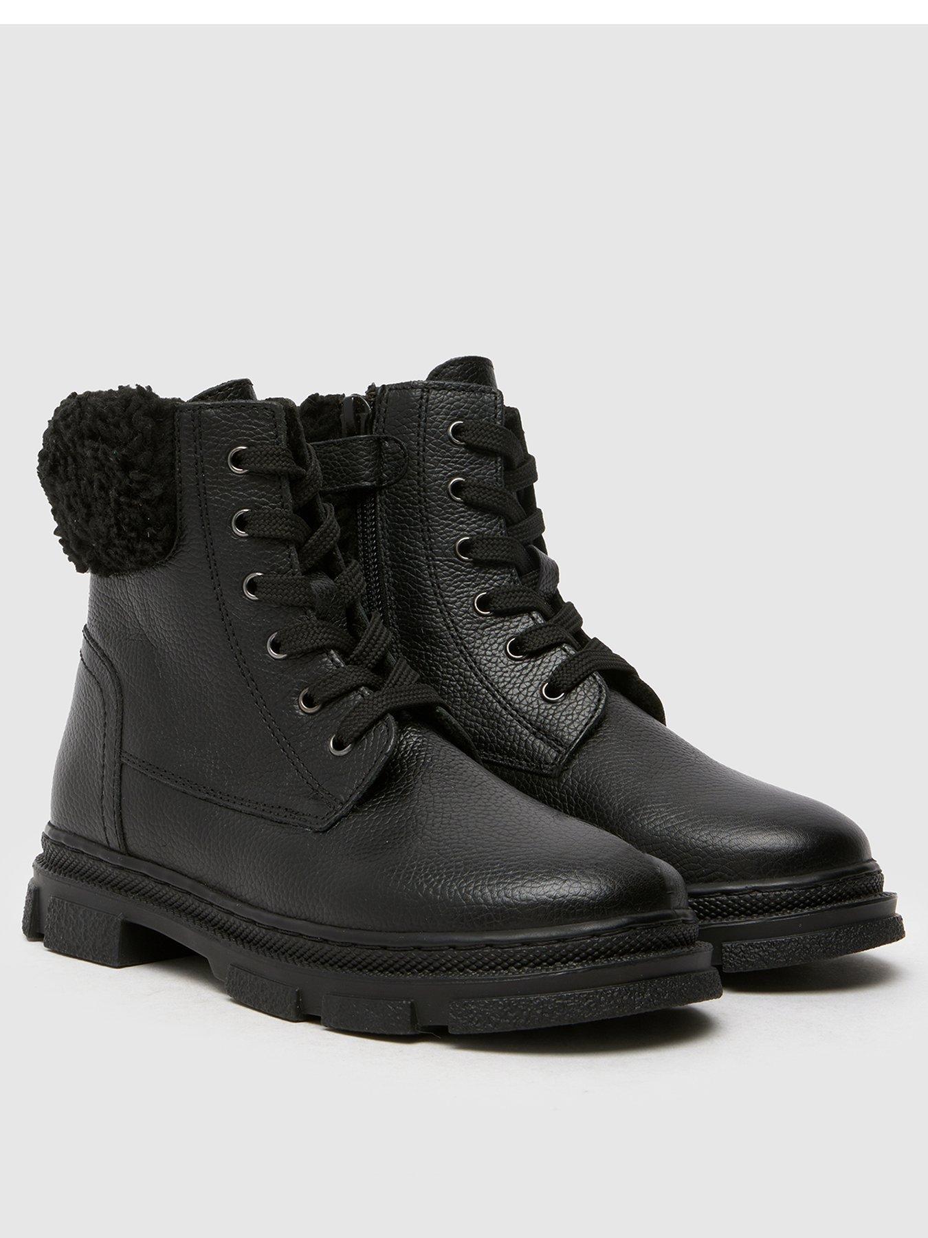 schuh-charley-leather-fur-lace-up-juniorstillFront