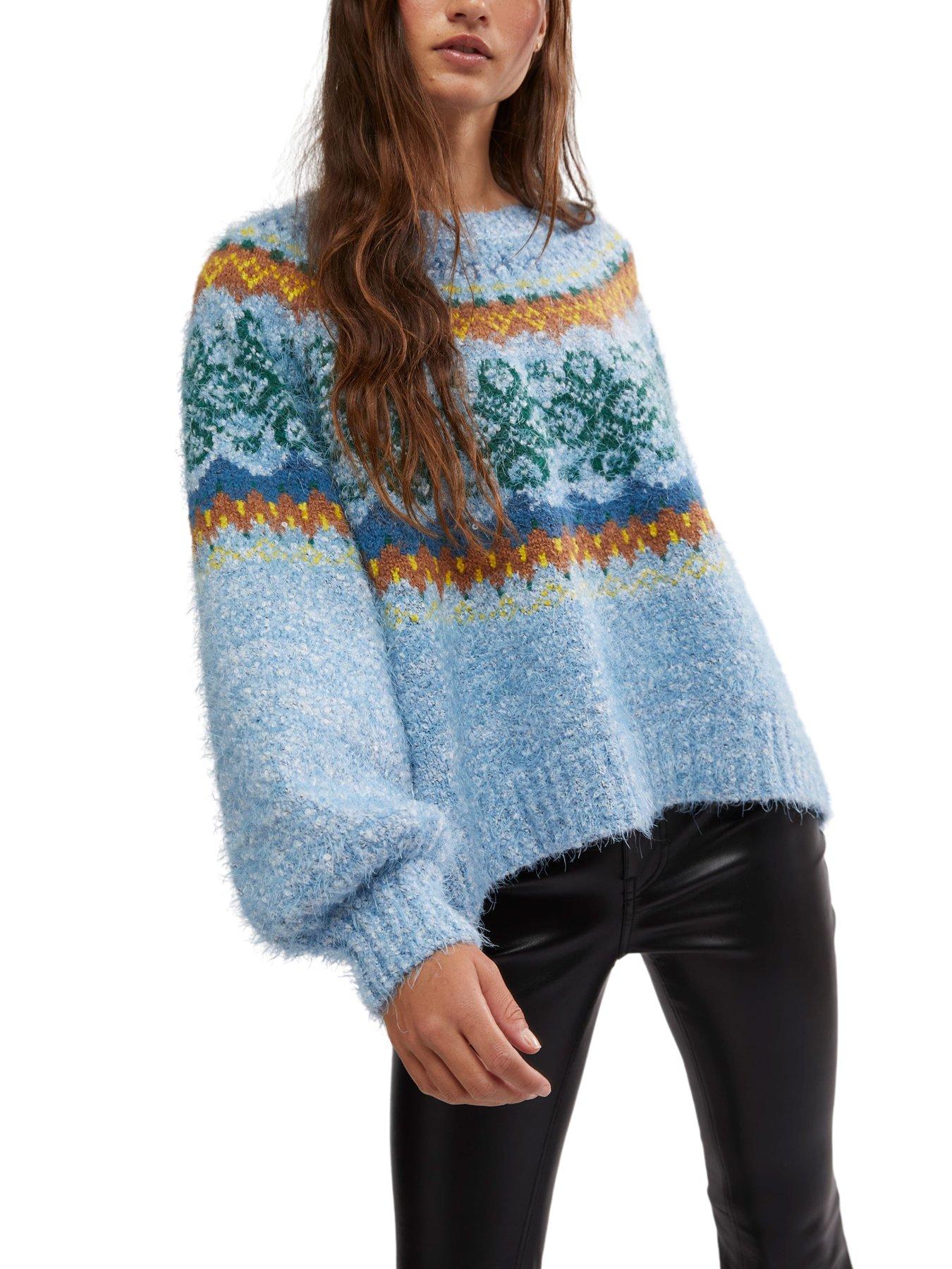 free-people-festive-frost-sweater-blue