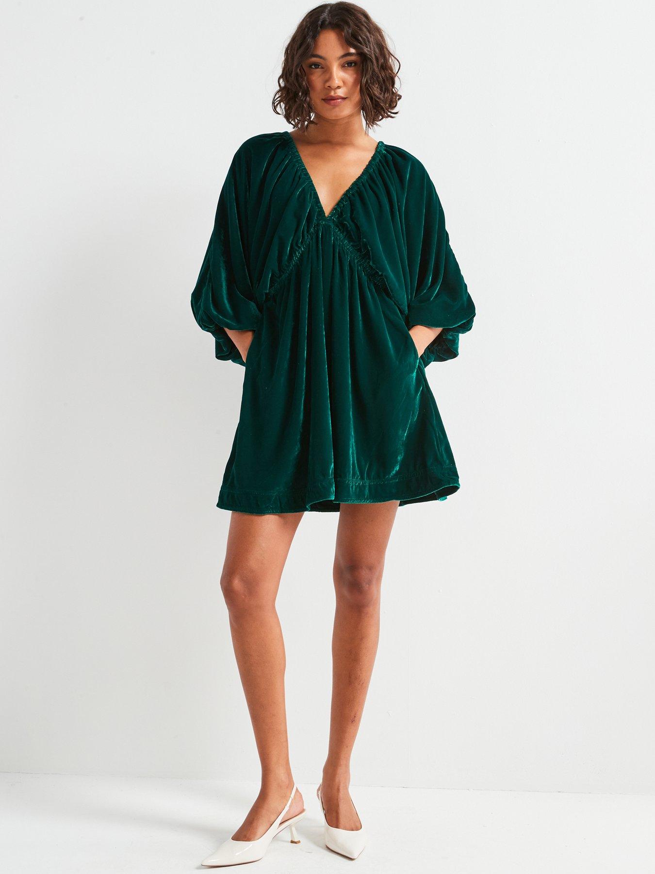 free-people-portia-velvet-mini-dress-dark-green-dark-greenback