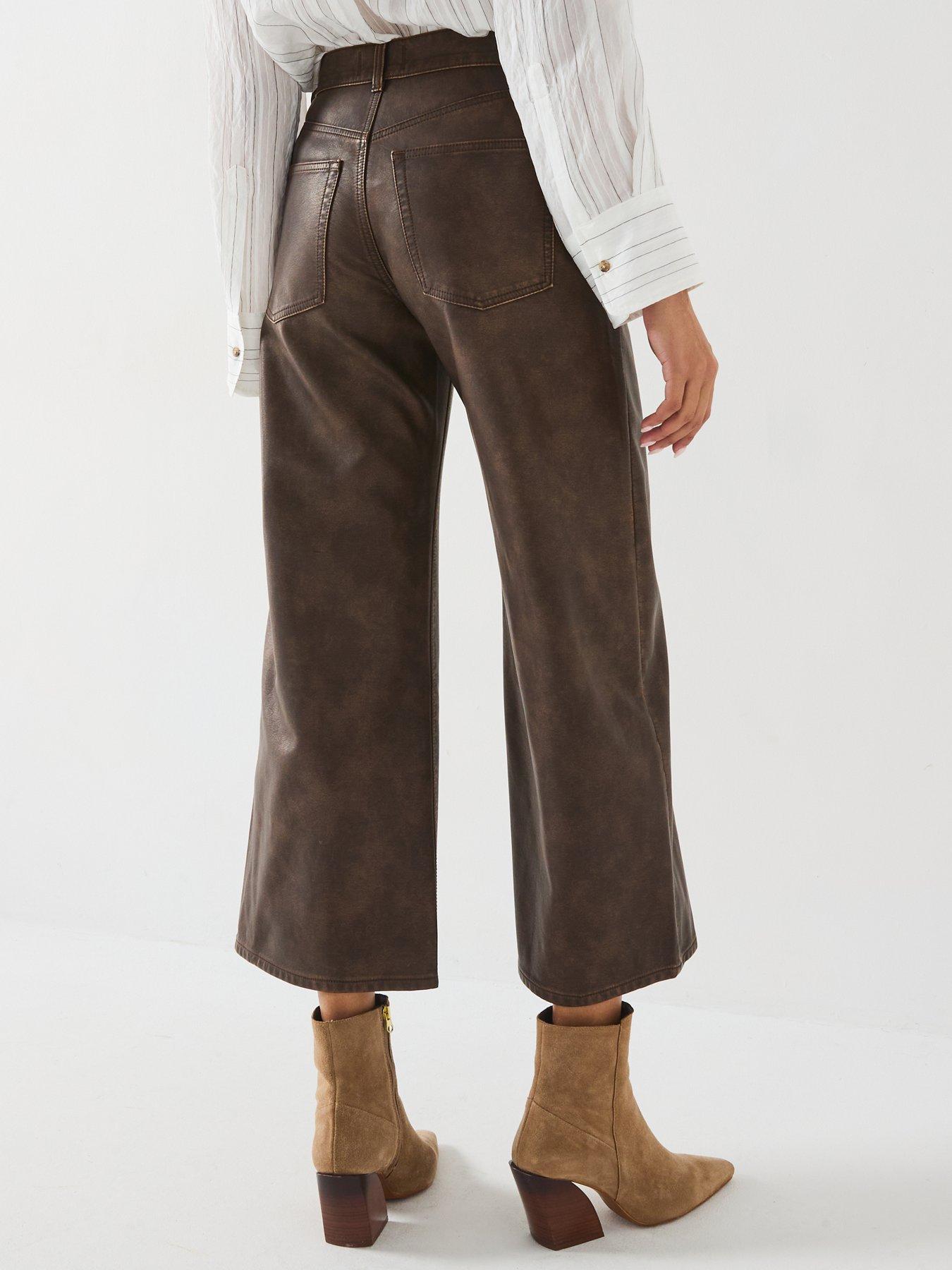 free-people-misha-vegan-coated-pant-dark-brownstillFront