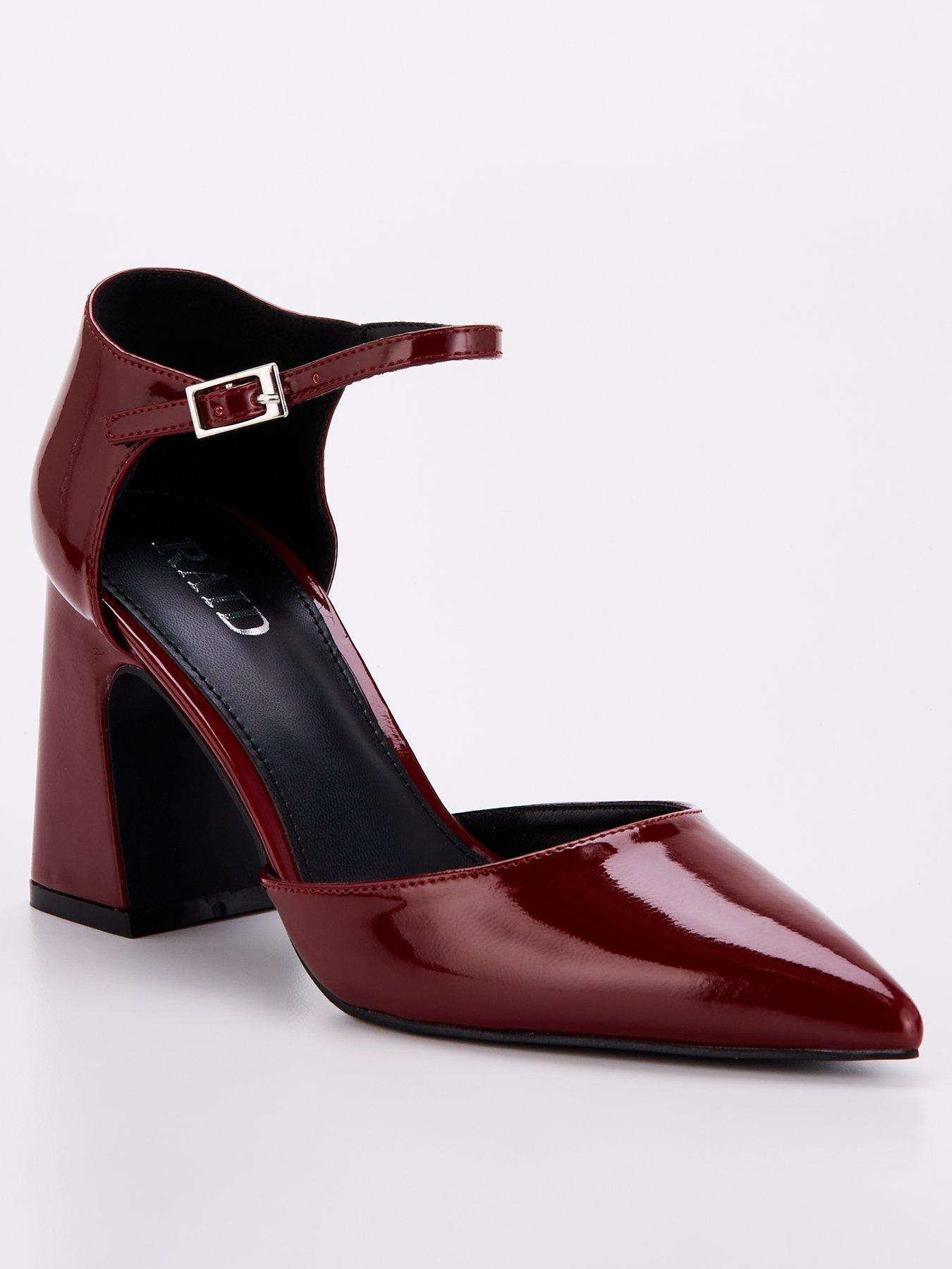 raid-sake-heeled-shoes-burgundy-dark-redstillFront