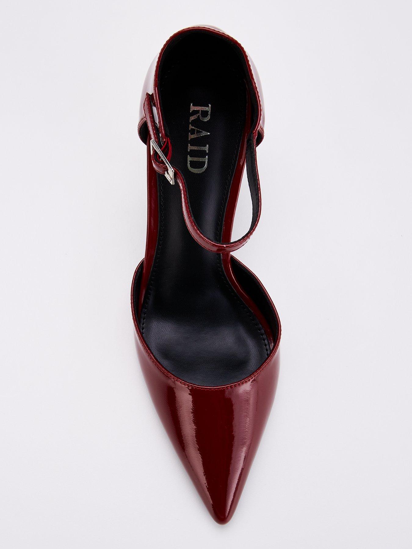 raid-sake-heeled-shoes-burgundy-dark-redoutfit