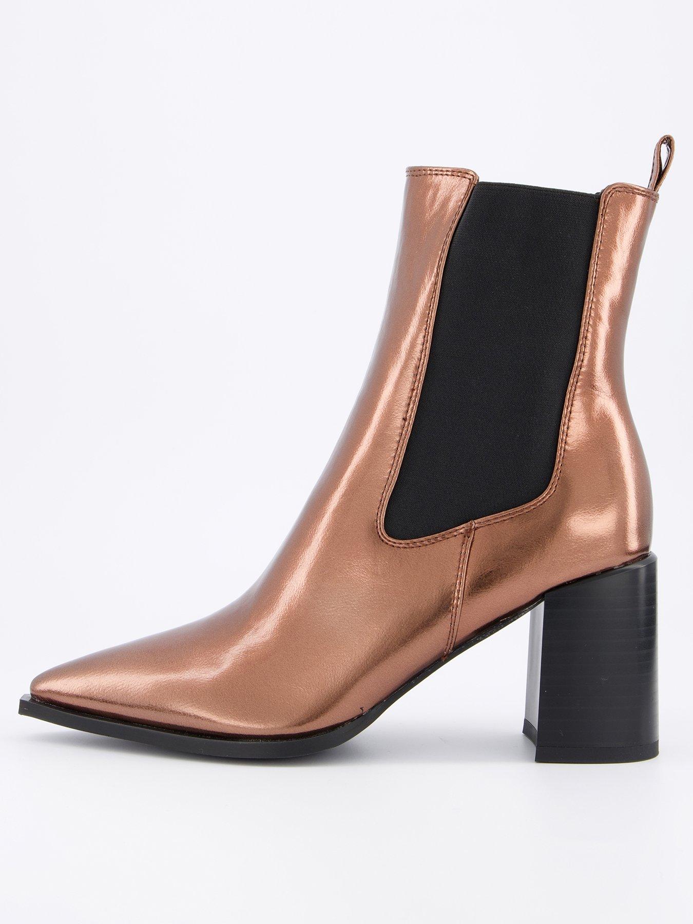 raid-nemma-ankle-boots-bronze