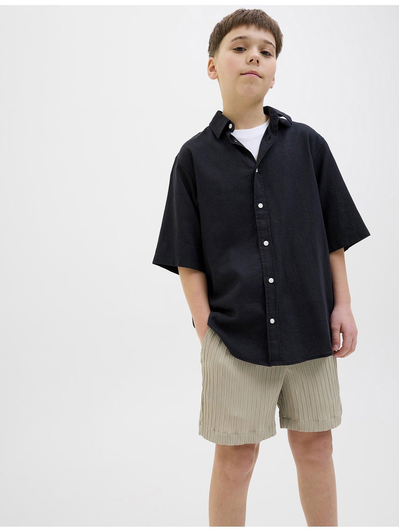 jack-jones-junior-boys-aiden-massimo-jogger-co-ord-shorts-beige