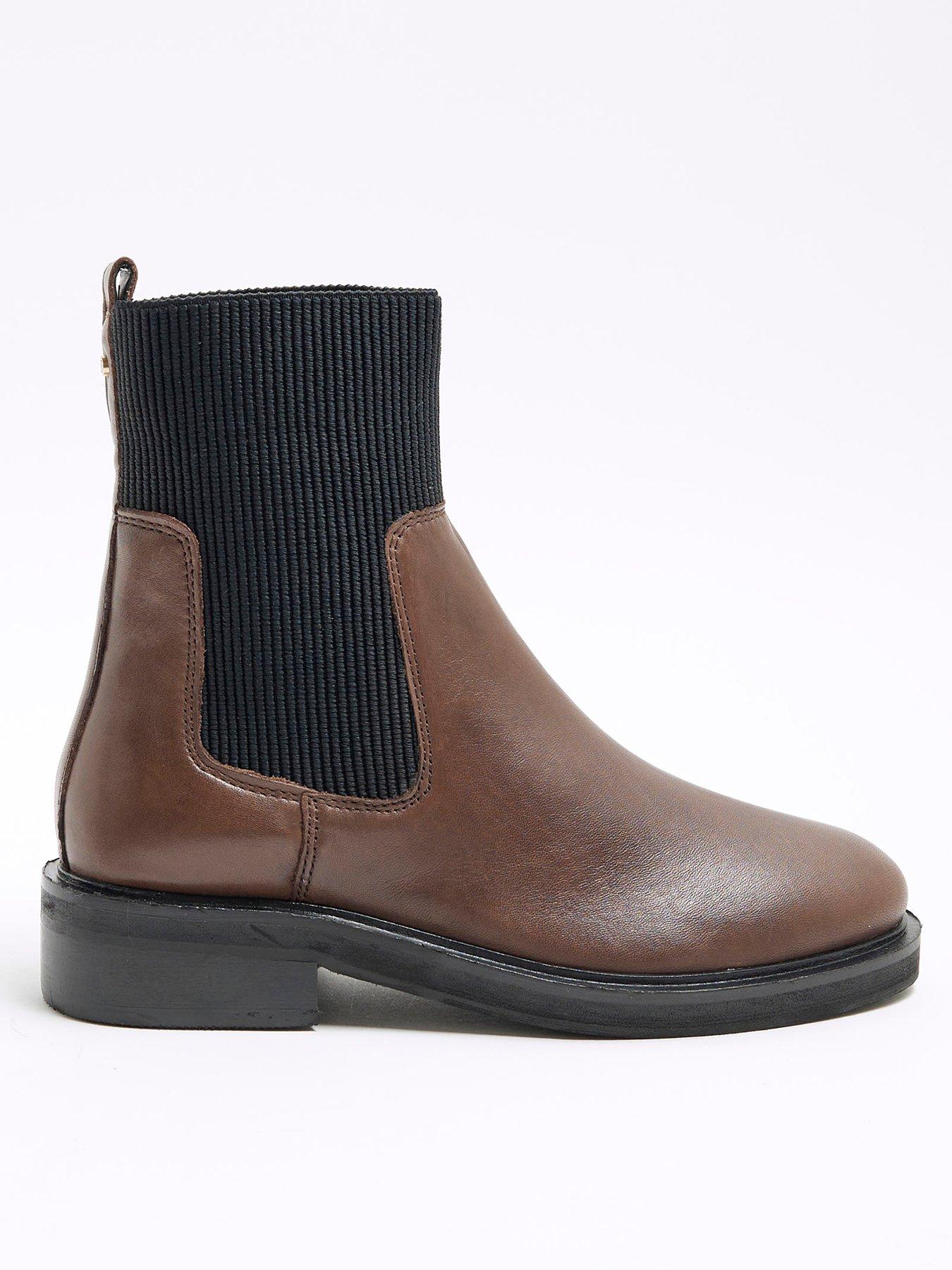 river-island-ankle-boots-brown