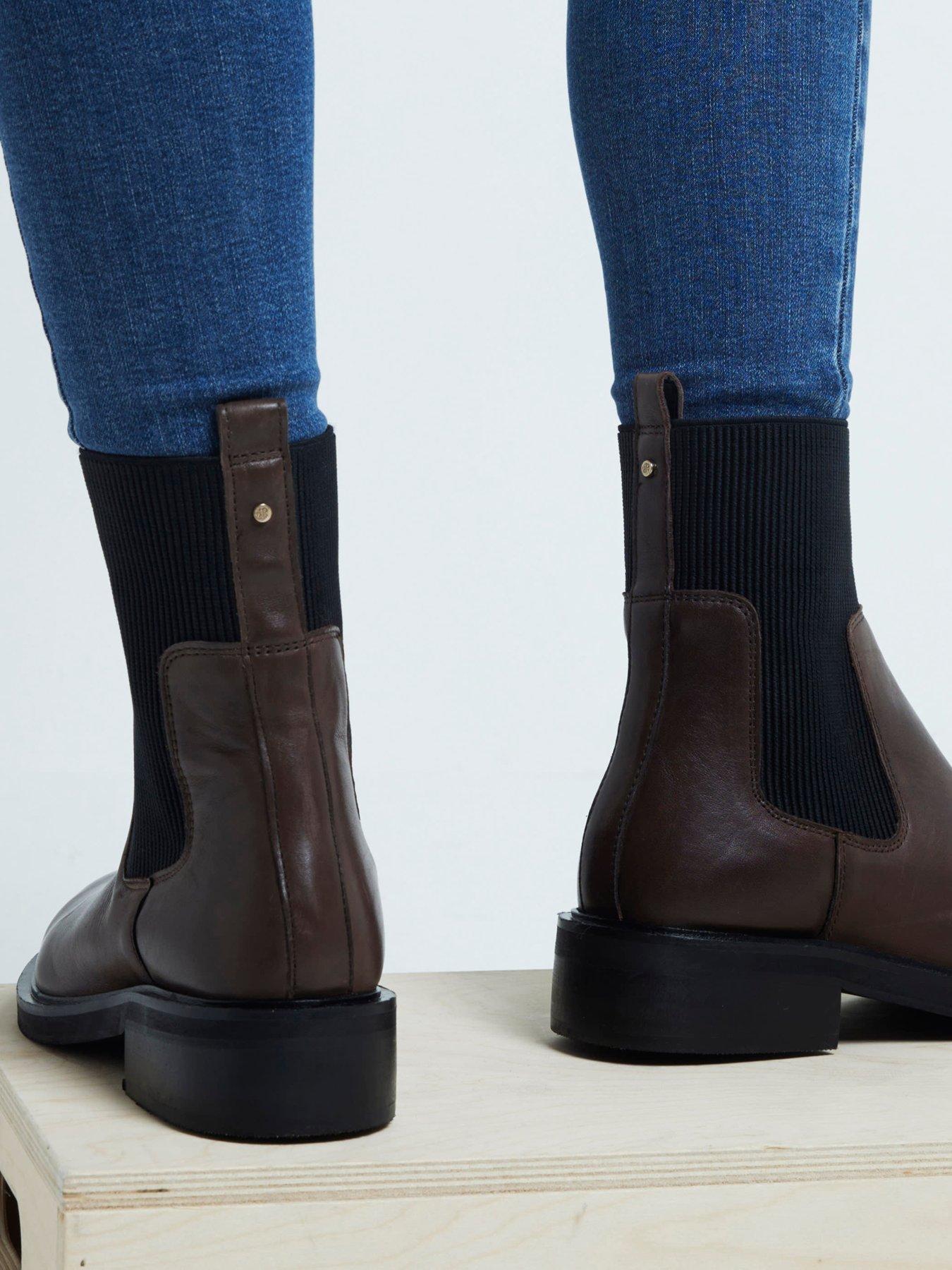 river-island-ankle-boots-brownstillFront