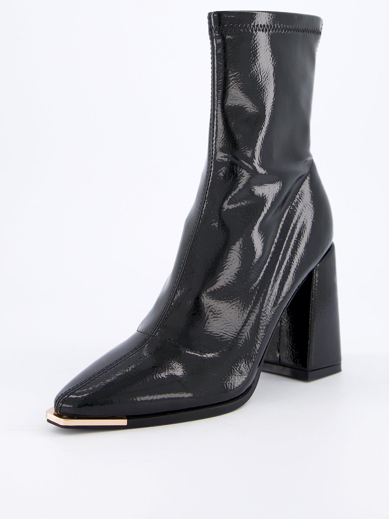 raid-tulipa-ankle-boots-blackstillFront