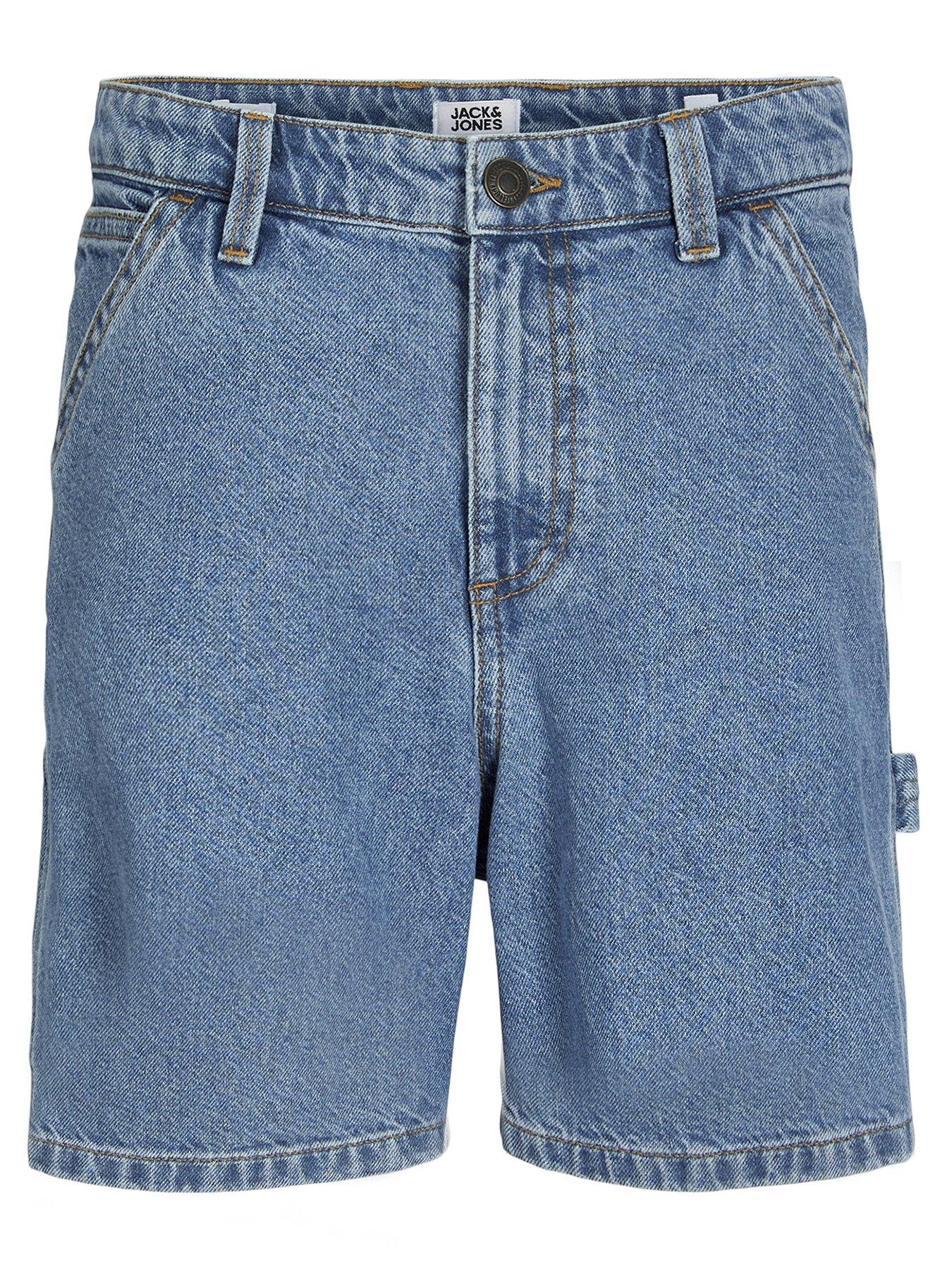 Image of Jack & Jones Junior Boys Tony Carpenter Denim Shorts - Blue
