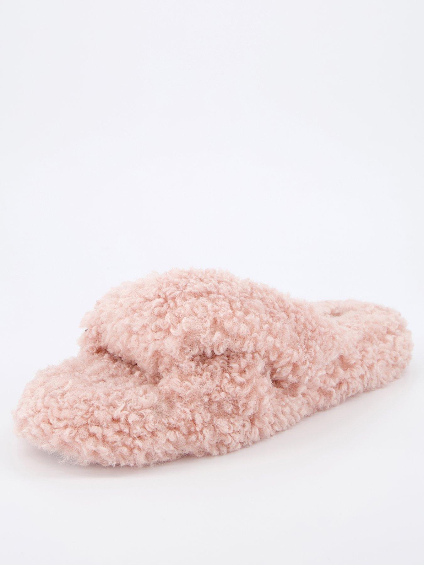 everyday-cross-strap-borg-slider-slipper-pink