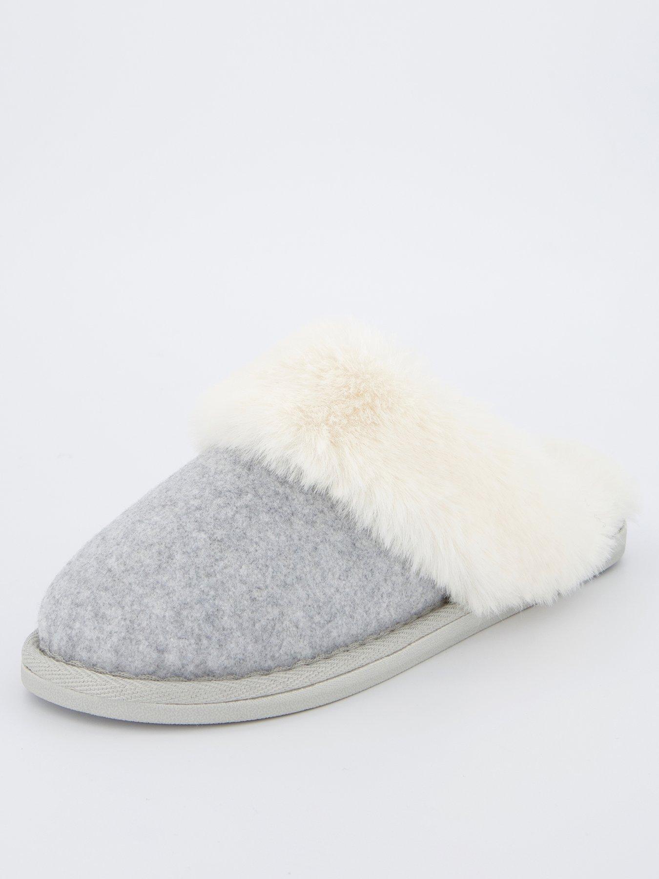 everyday-closed-toe-mule-slipper-grey