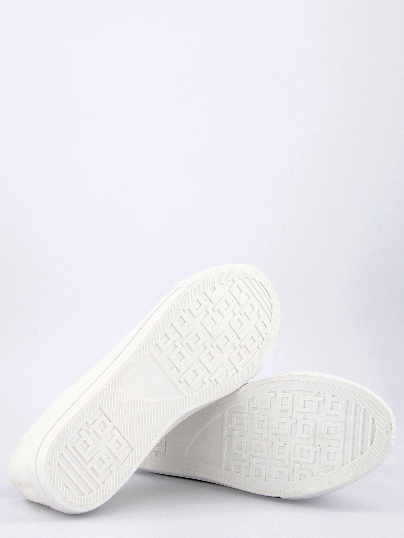 Image 4 of 7 of Everyday Standard Fit Faux Leather Cupsole Trainer&nbsp; - White